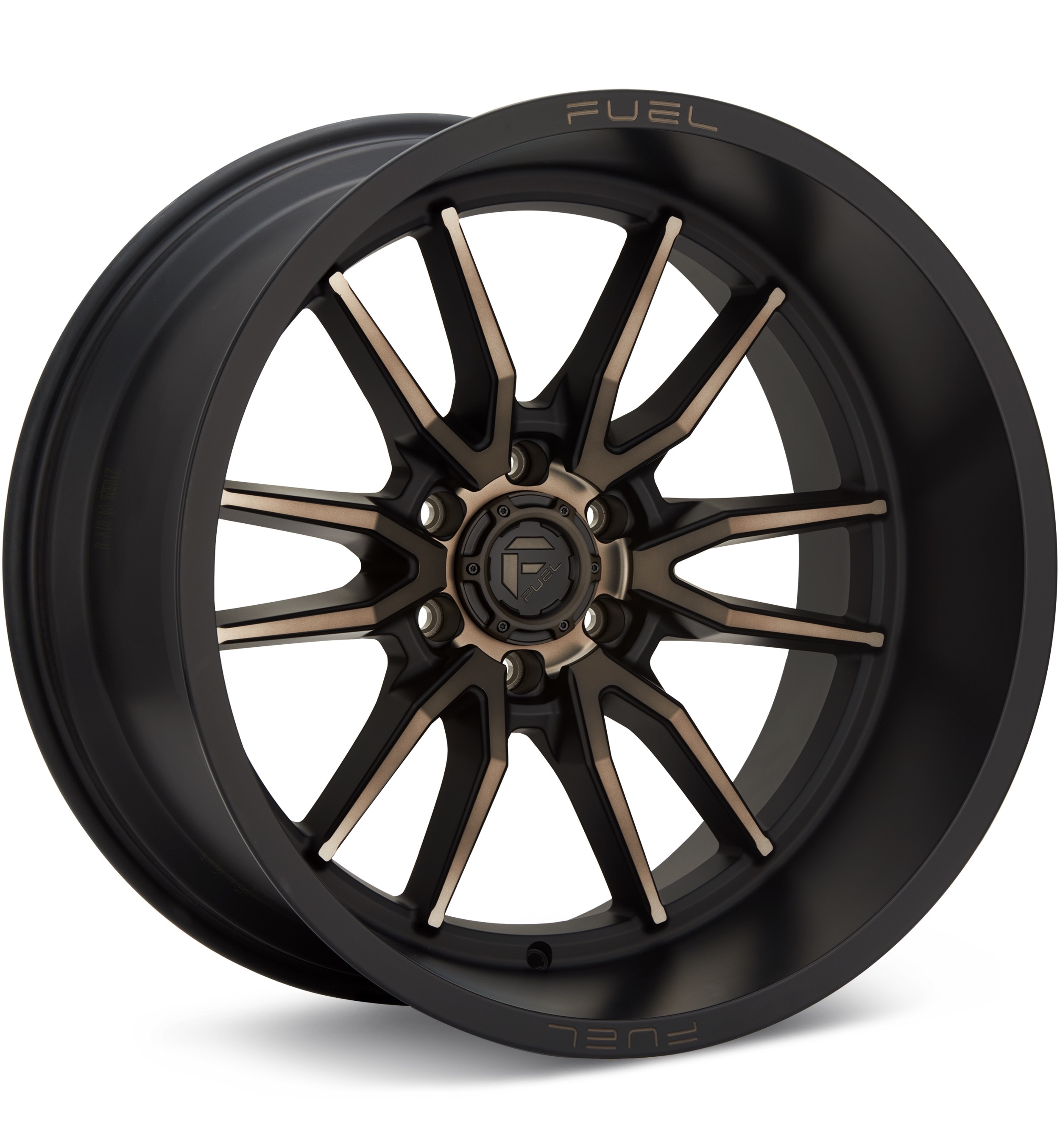Fuel Off-Road Clash Black Machined w/Dark Tint Wheels 17 In 17x9 -12