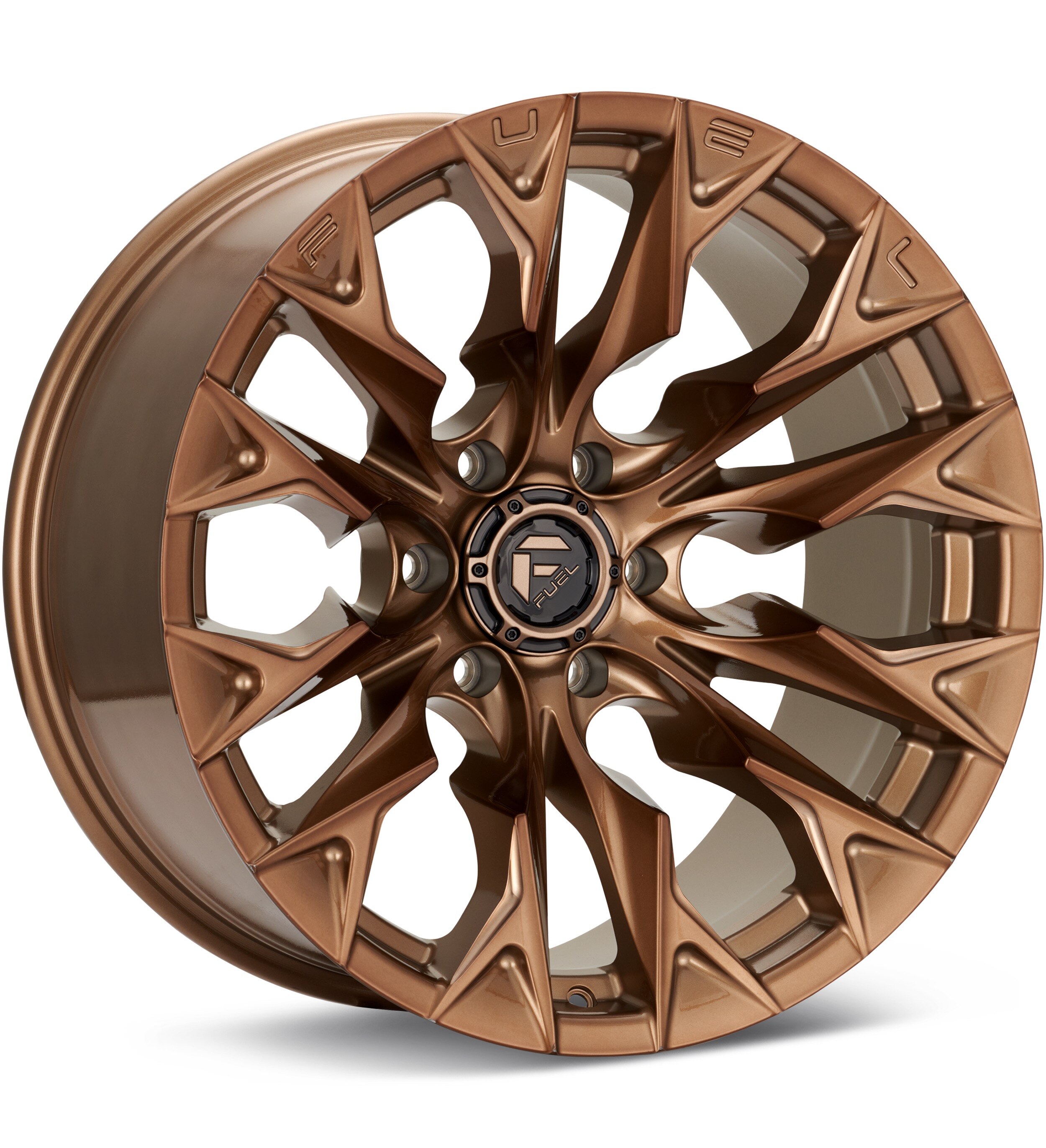Fuel Off-Road Flame 6 Platinum Bronze Wheels 20 In 20x9 +20