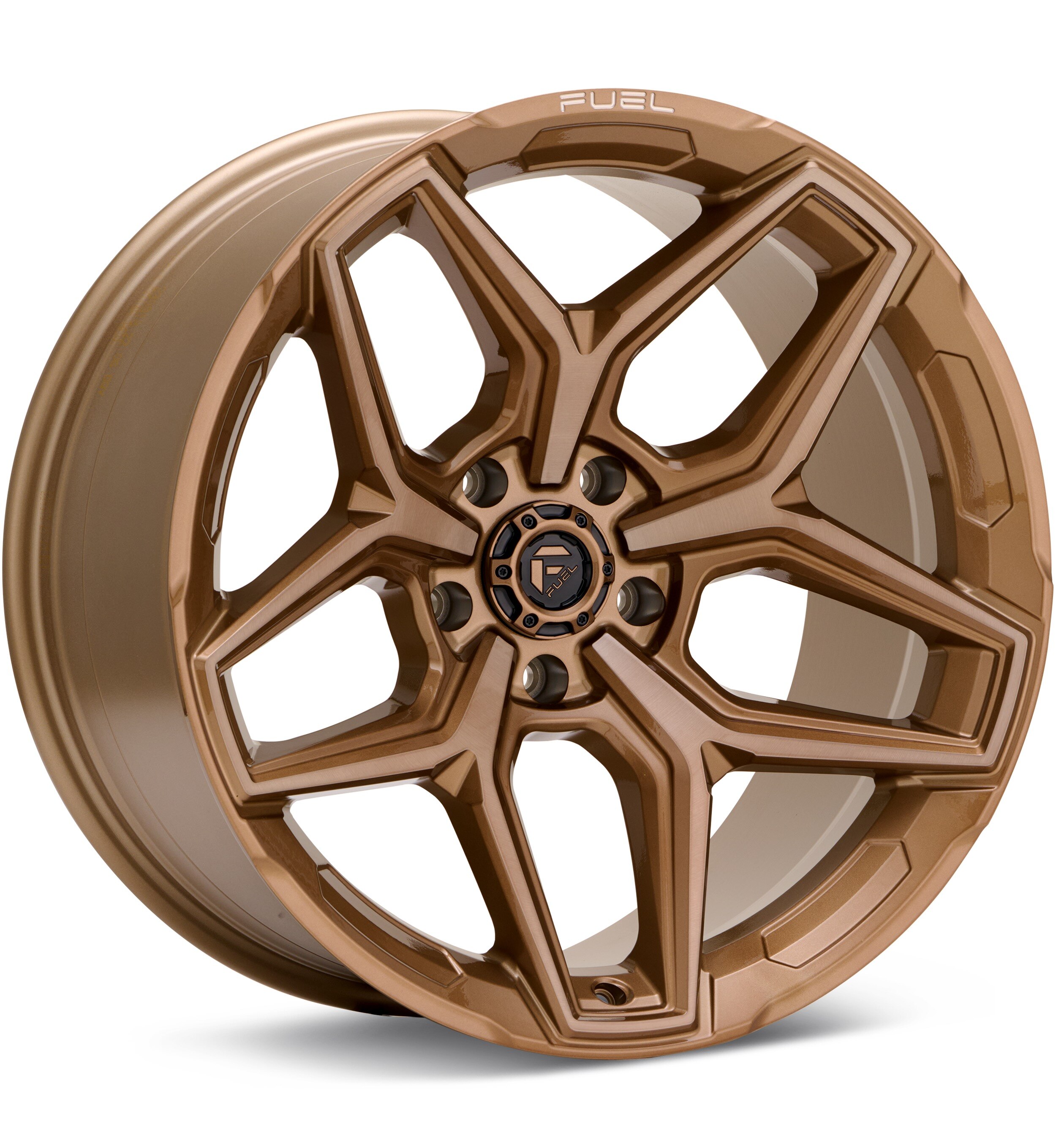 Fuel Off-Road Flux 5 Platinum Bronze Wheels 17 In 17x9 -12