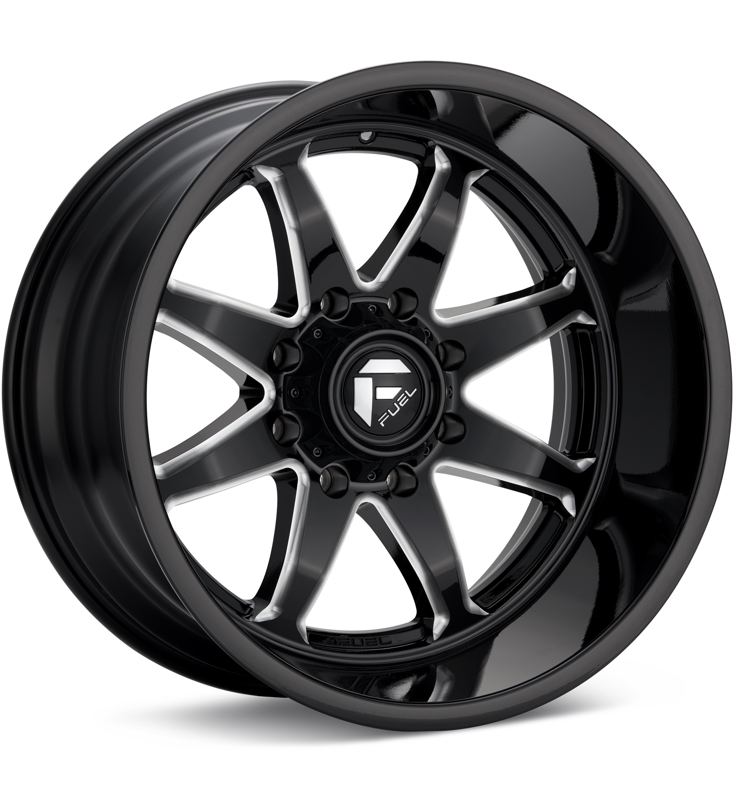 Fuel Off-Road Hammer Gloss Black w/Milled Accent Wheels 22 In 22x12 -44