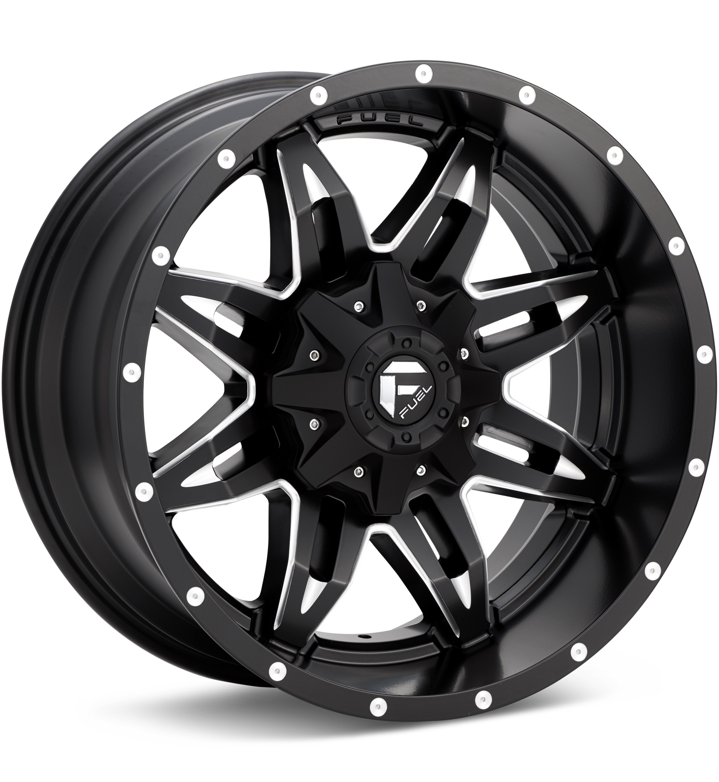 Fuel Off-Road Lethal Black w/Milled Accent Wheels 20 In 20x10 -24