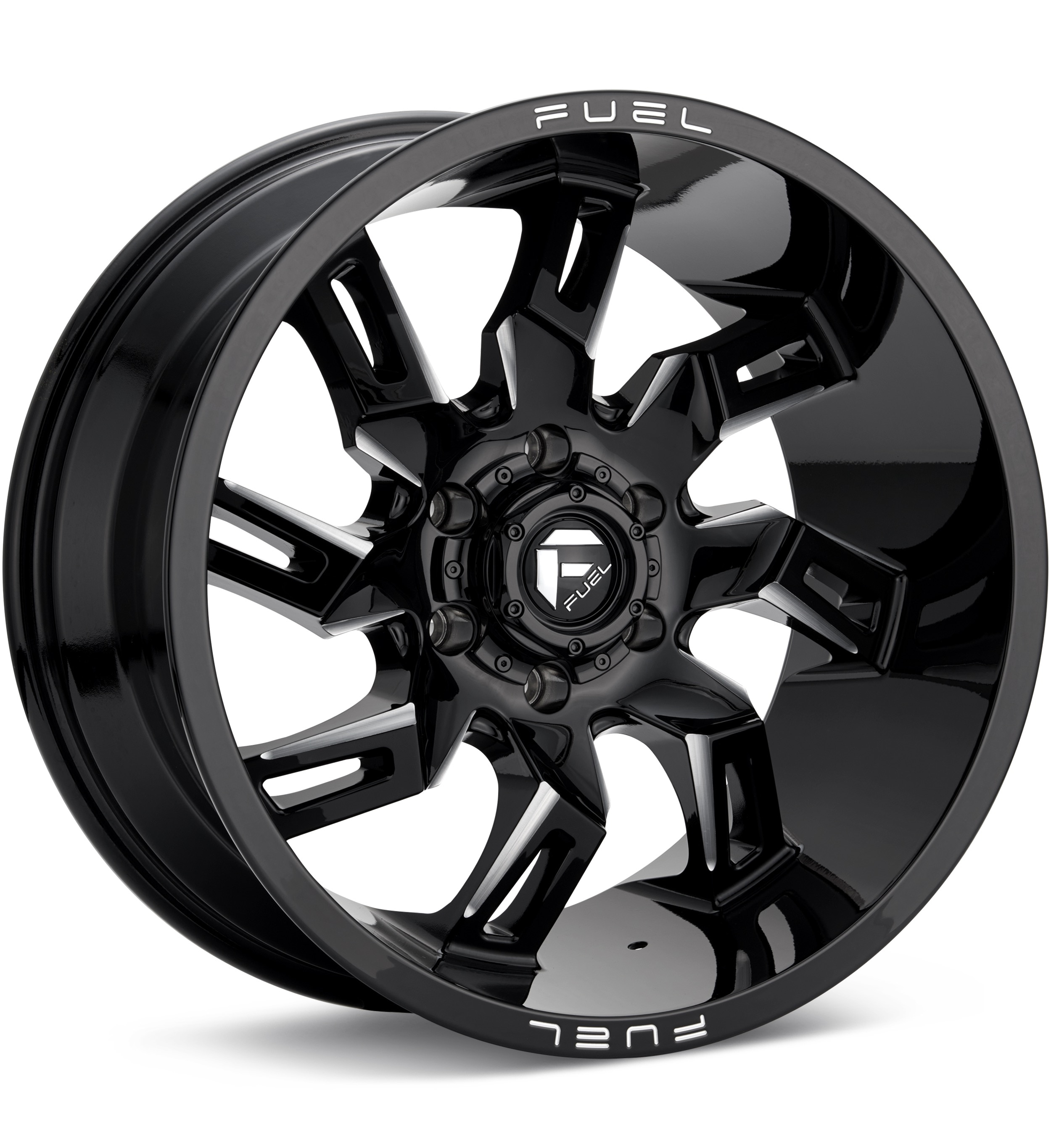 Fuel Off-Road Lockdown Gloss Black w/Milled Accent Wheels 20 In 20x9 +01