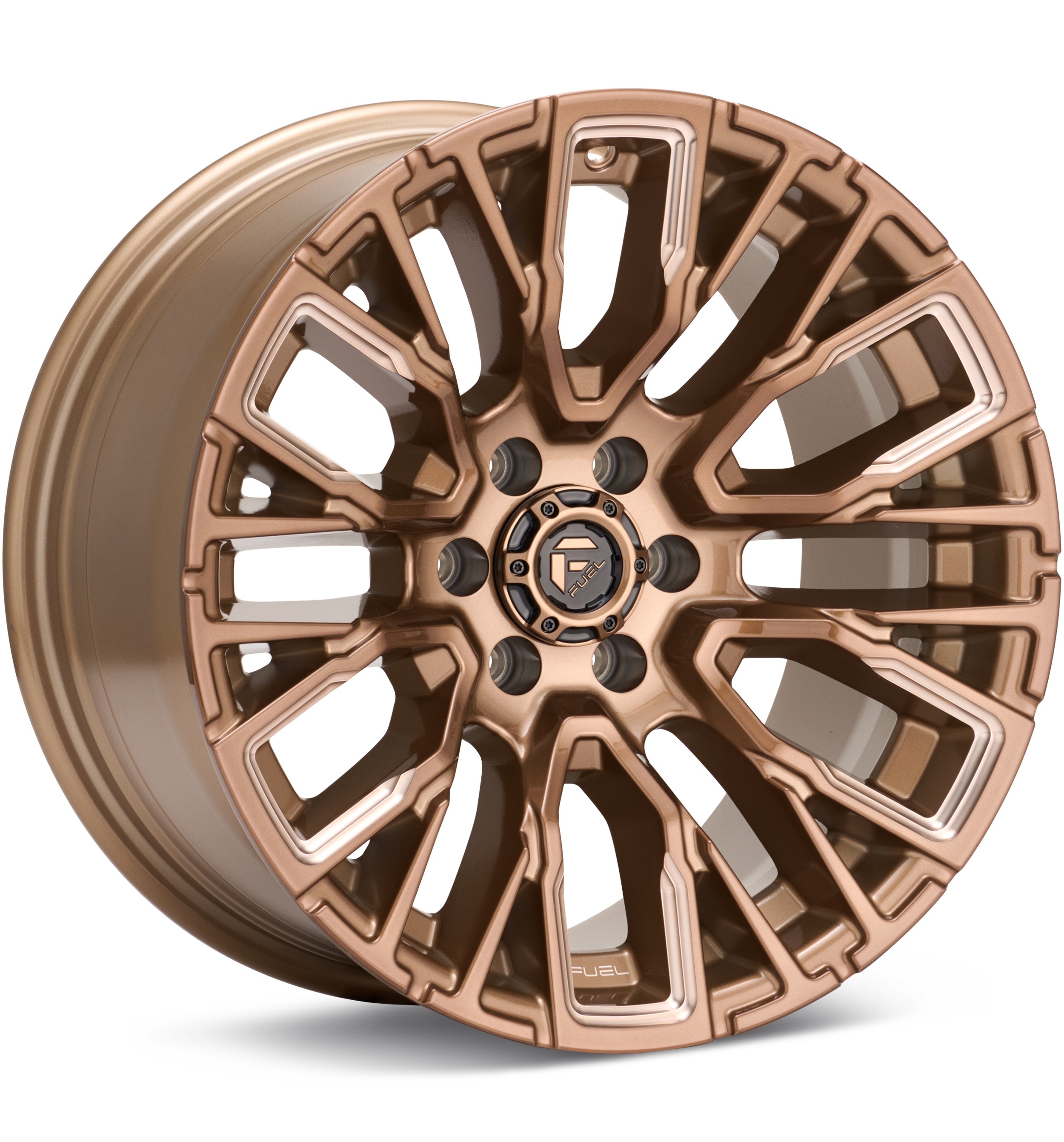 Fuel Off-Road Rebar 6 Platinum Bronze Milled Wheels 17 In 17x9 +01