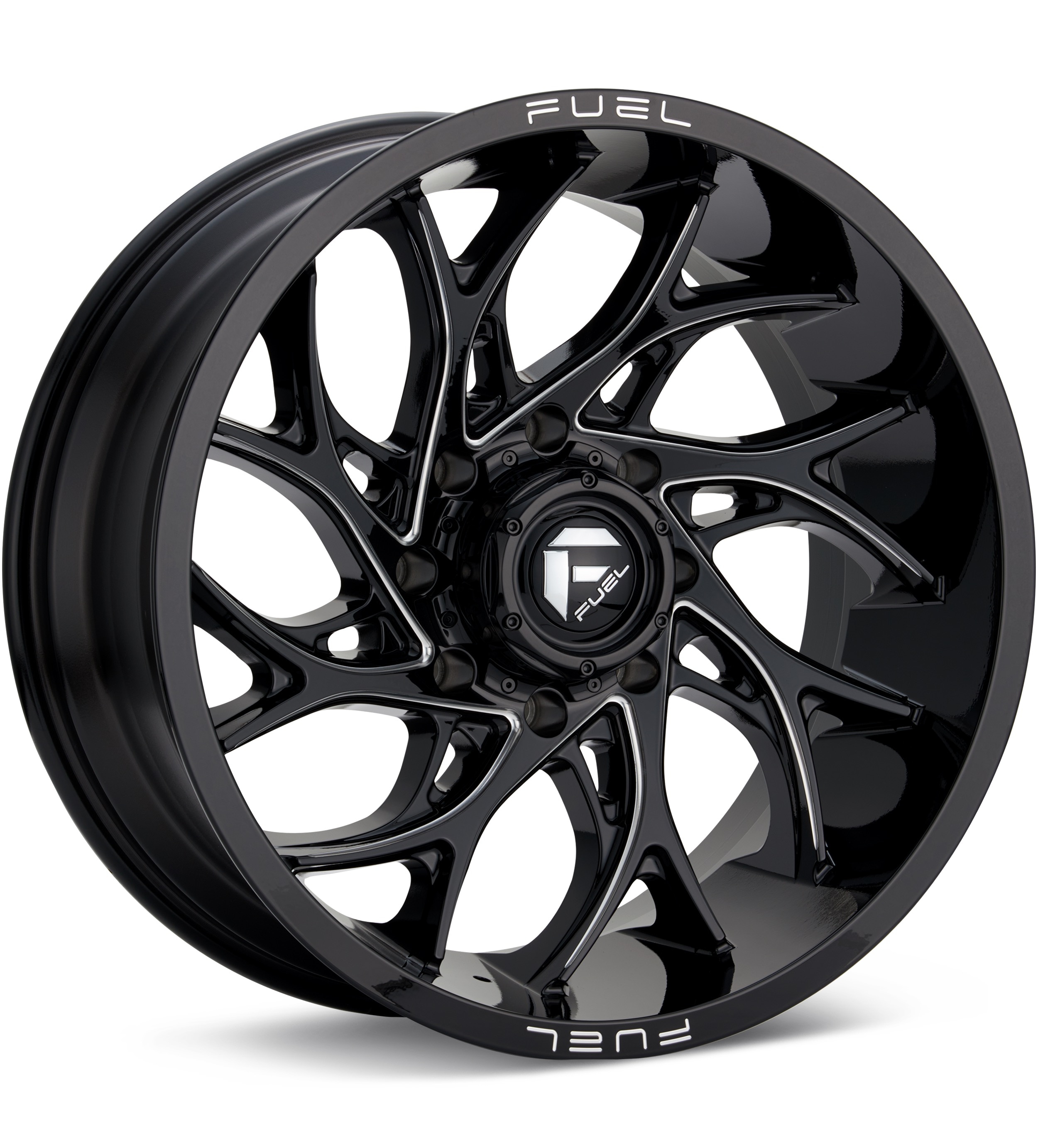 Fuel Off-Road Runner Gloss Black w/Milled Accent Wheels 20 In 20x10 -18