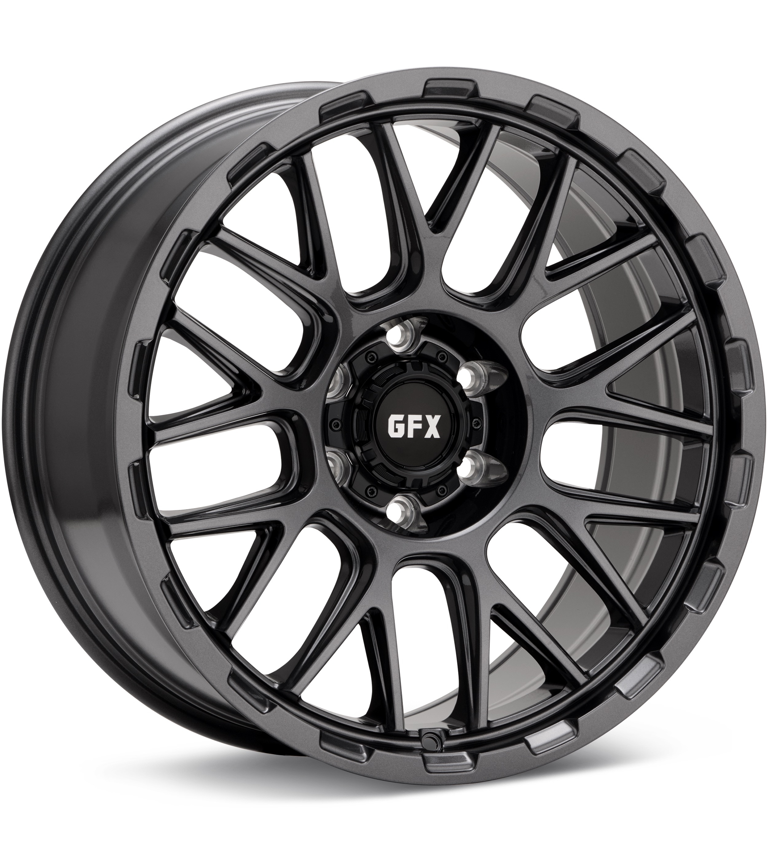 G-FX Wheels TM7 Gunmetal Wheels 18 In 18x9 +12 TM7 890-6139-12GM