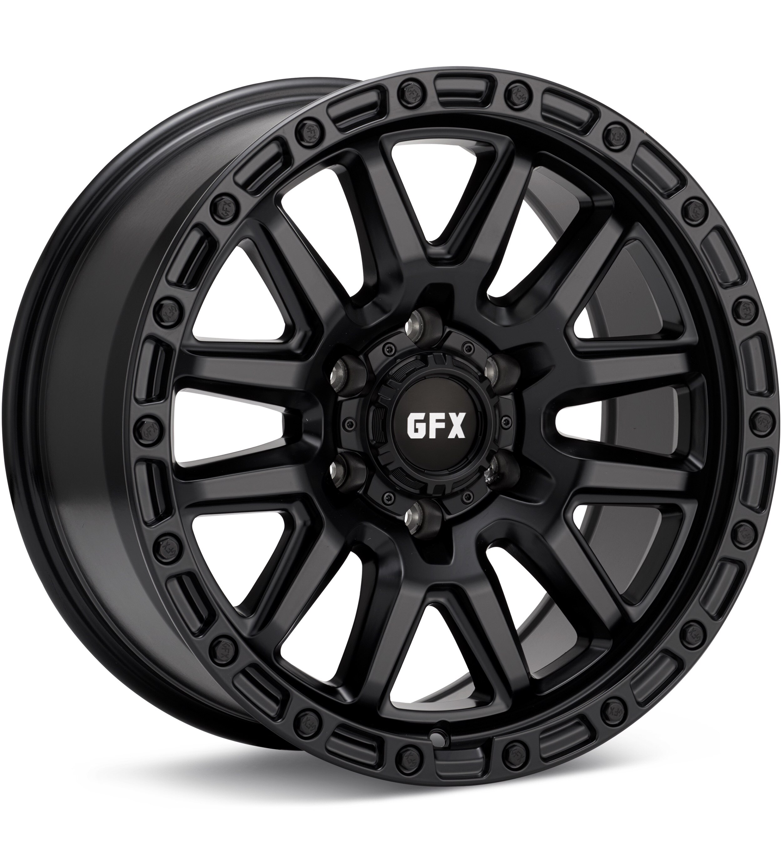 G-FX Wheels TR26 Black Wheels 18 In 18x9 +12 T26 890-6139-12MB
