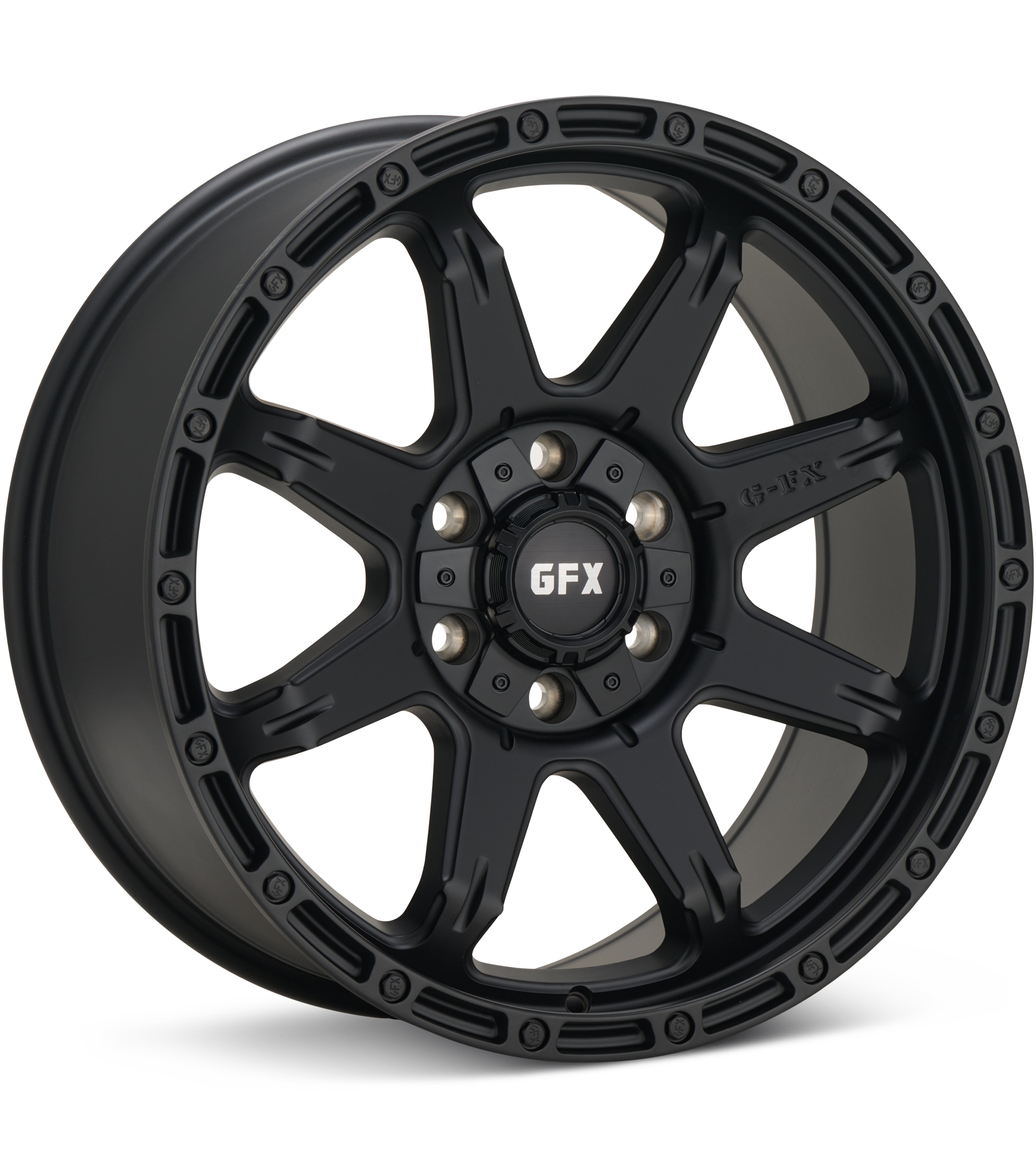 G-FX Wheels TR30 Black Wheels 18 In 18x9 +12 T30 890-5009-12MB