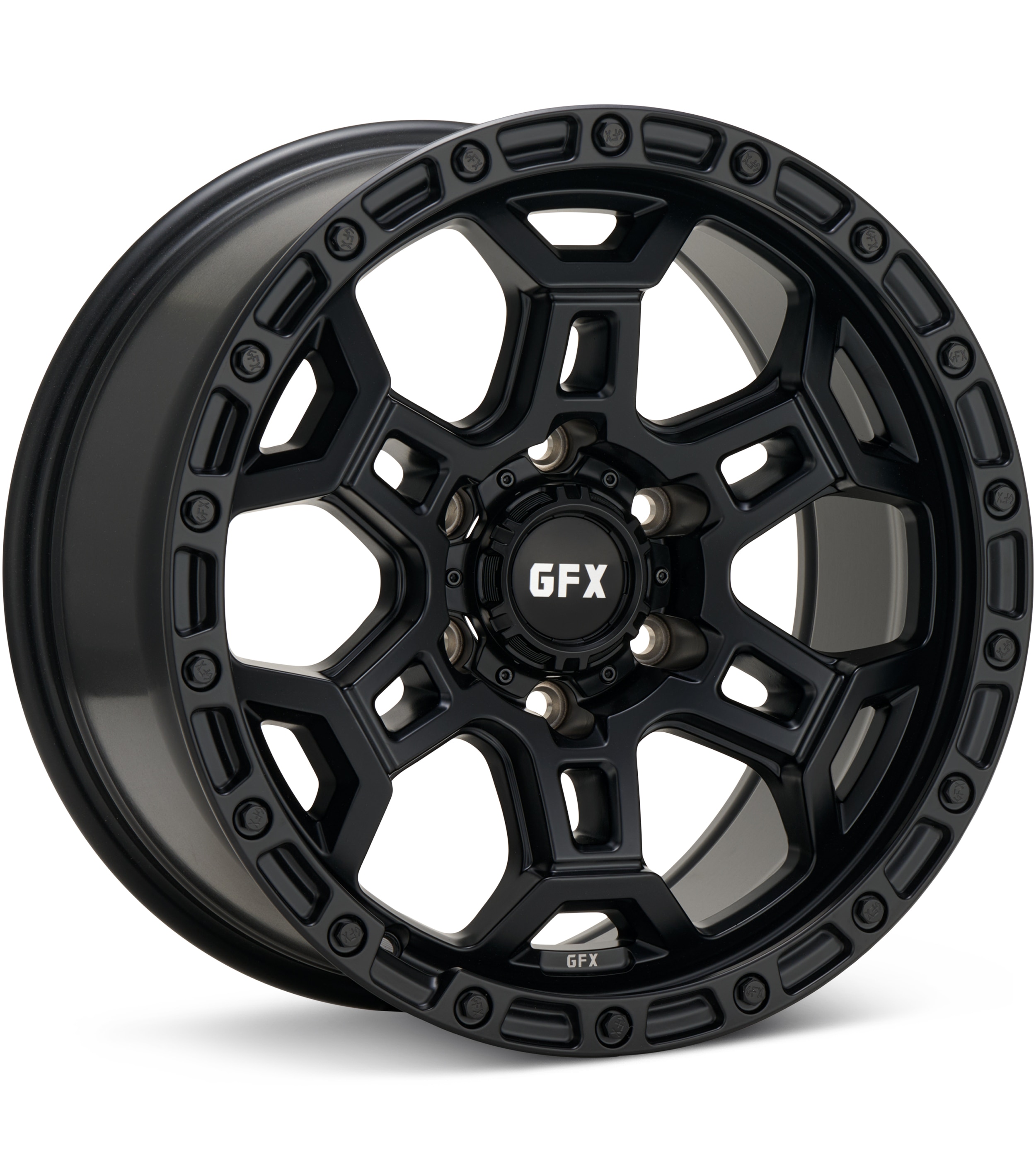 G-FX Wheels TR33 Black Wheels 18 In 18x9 +20 T33 890-6139-20MB