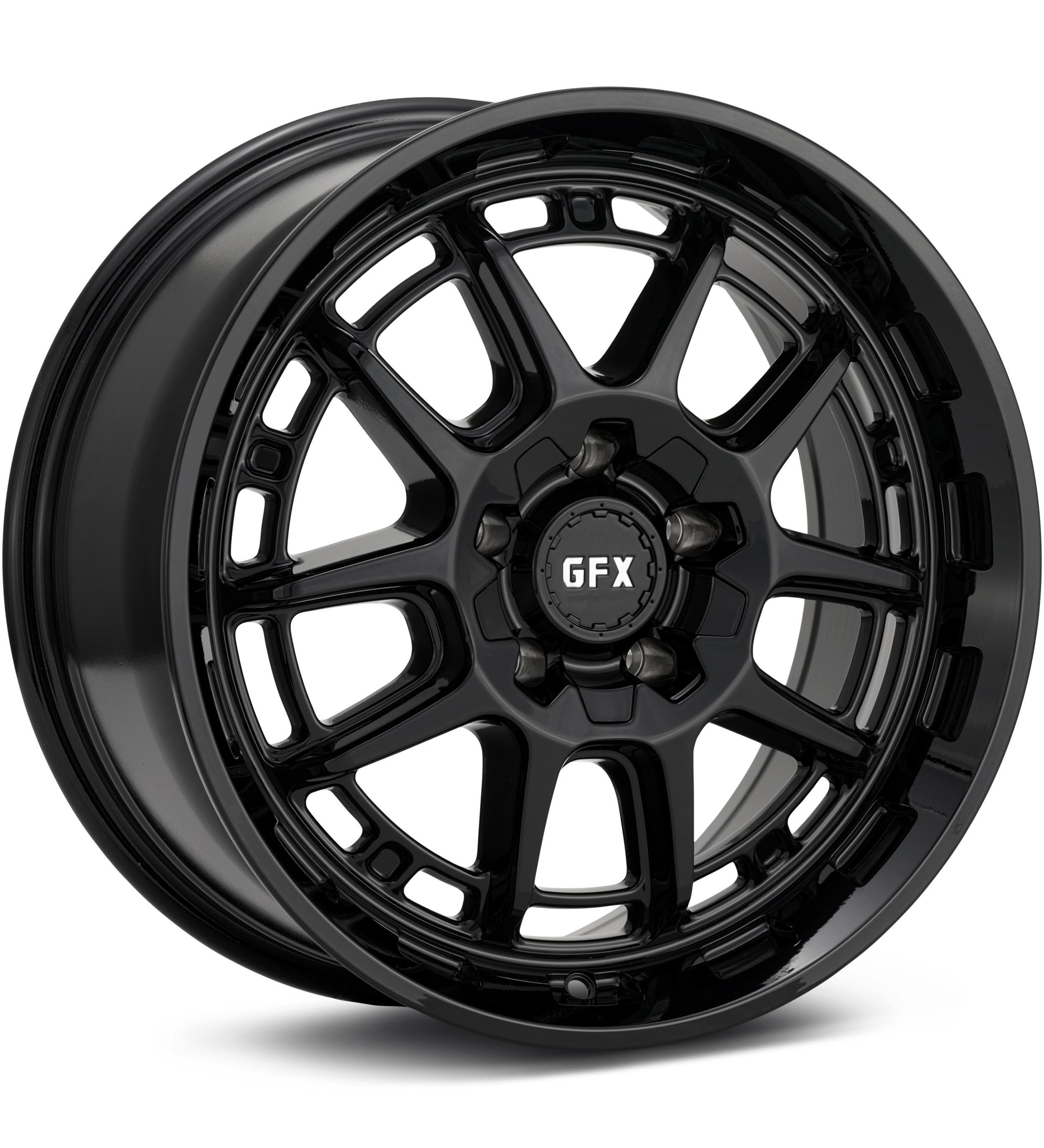 G-FX Wheels TR34 CUV Gloss Black Wheels 18 In 18x8 +35 T34 880-5010-35GB