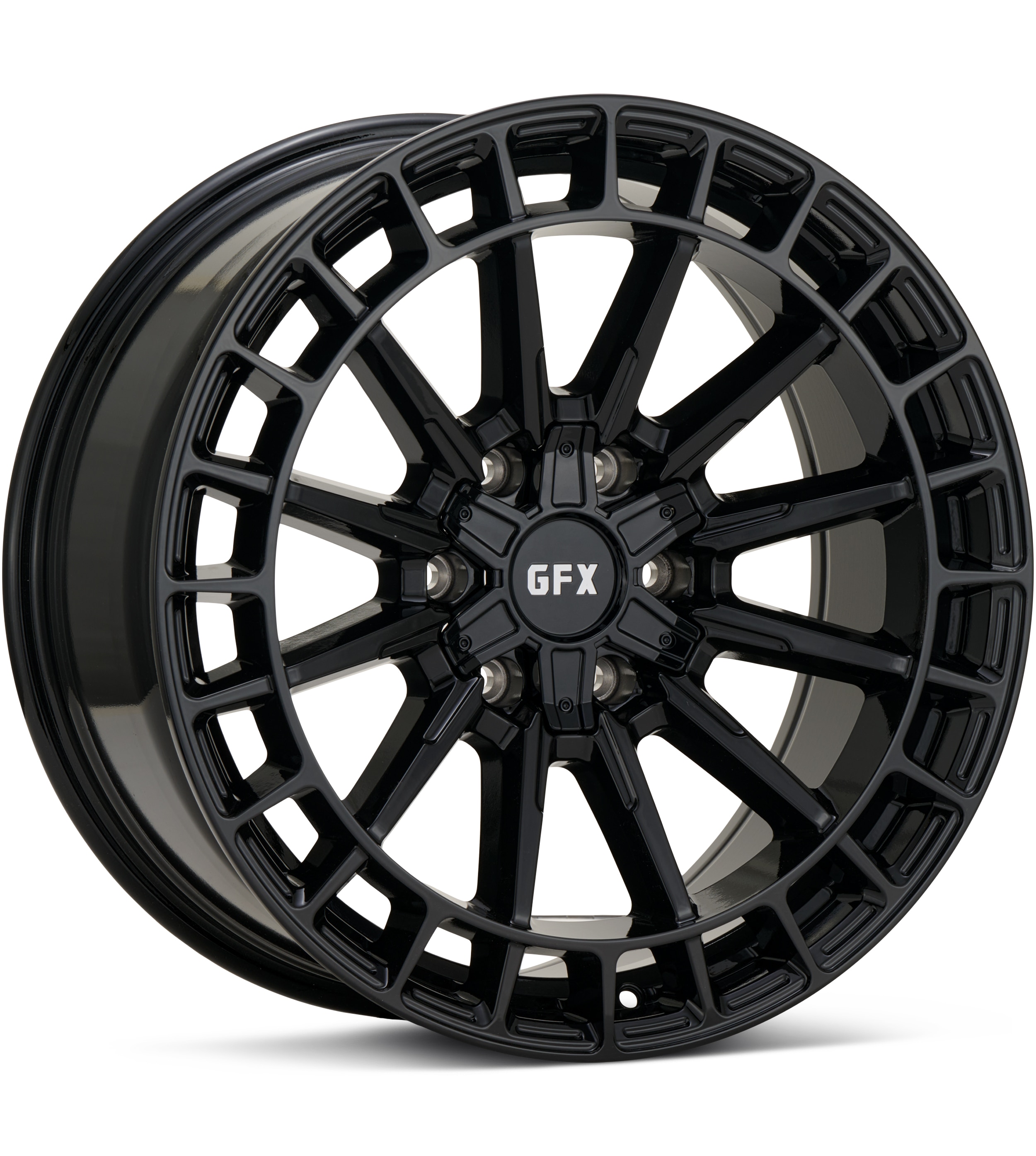 G-FX Wheels TR37 Gloss Black Wheels 17 In 17x9 +25 T37790-6009-25GB