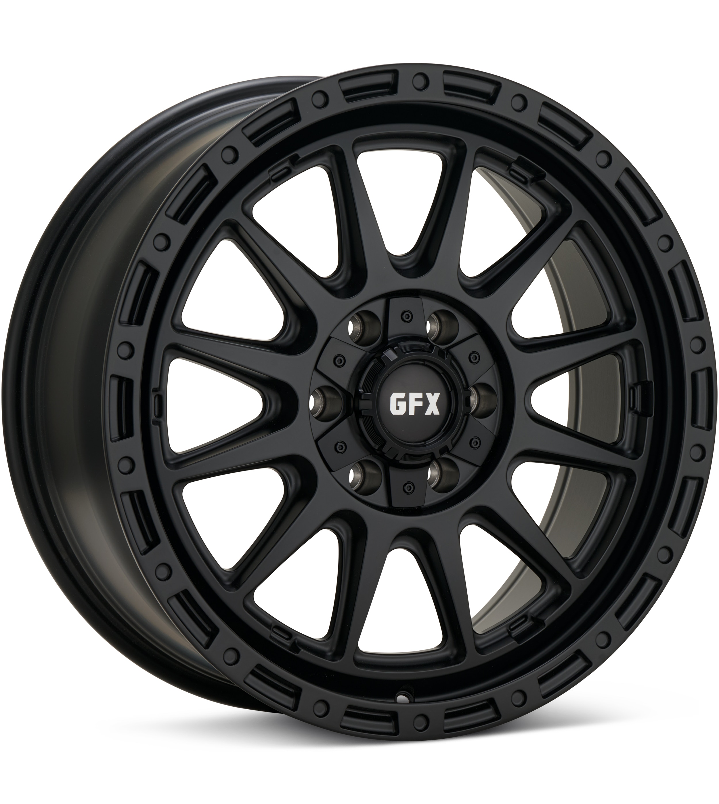 G-FX Wheels TR38 Black Wheels 18 In 18x8.5 +35 T38885-6009-35MB