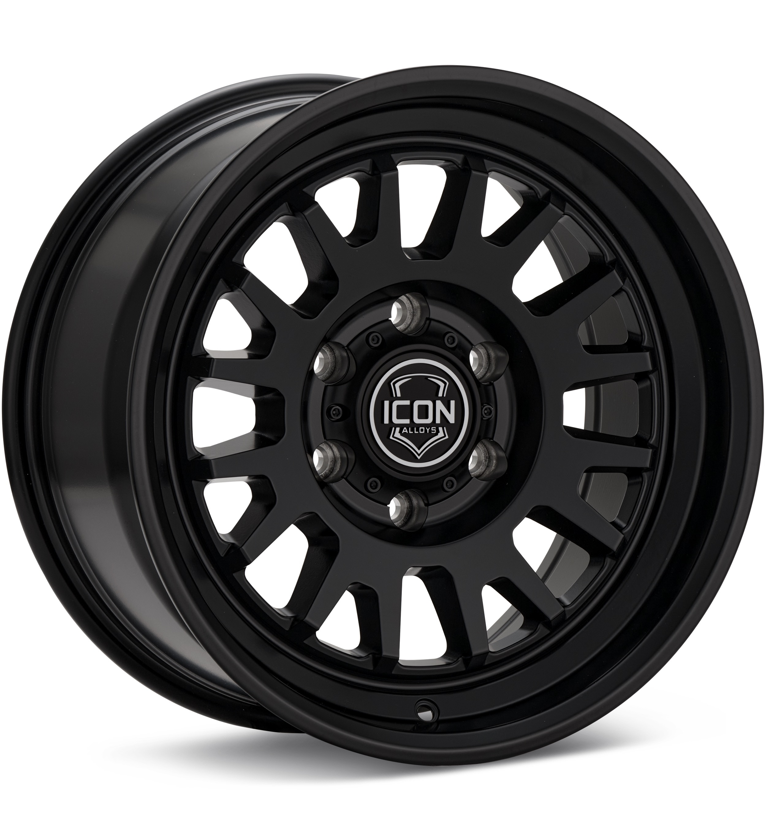 ICON Alloys Anza Satin Black Wheels 17 In 17x8.5 +06