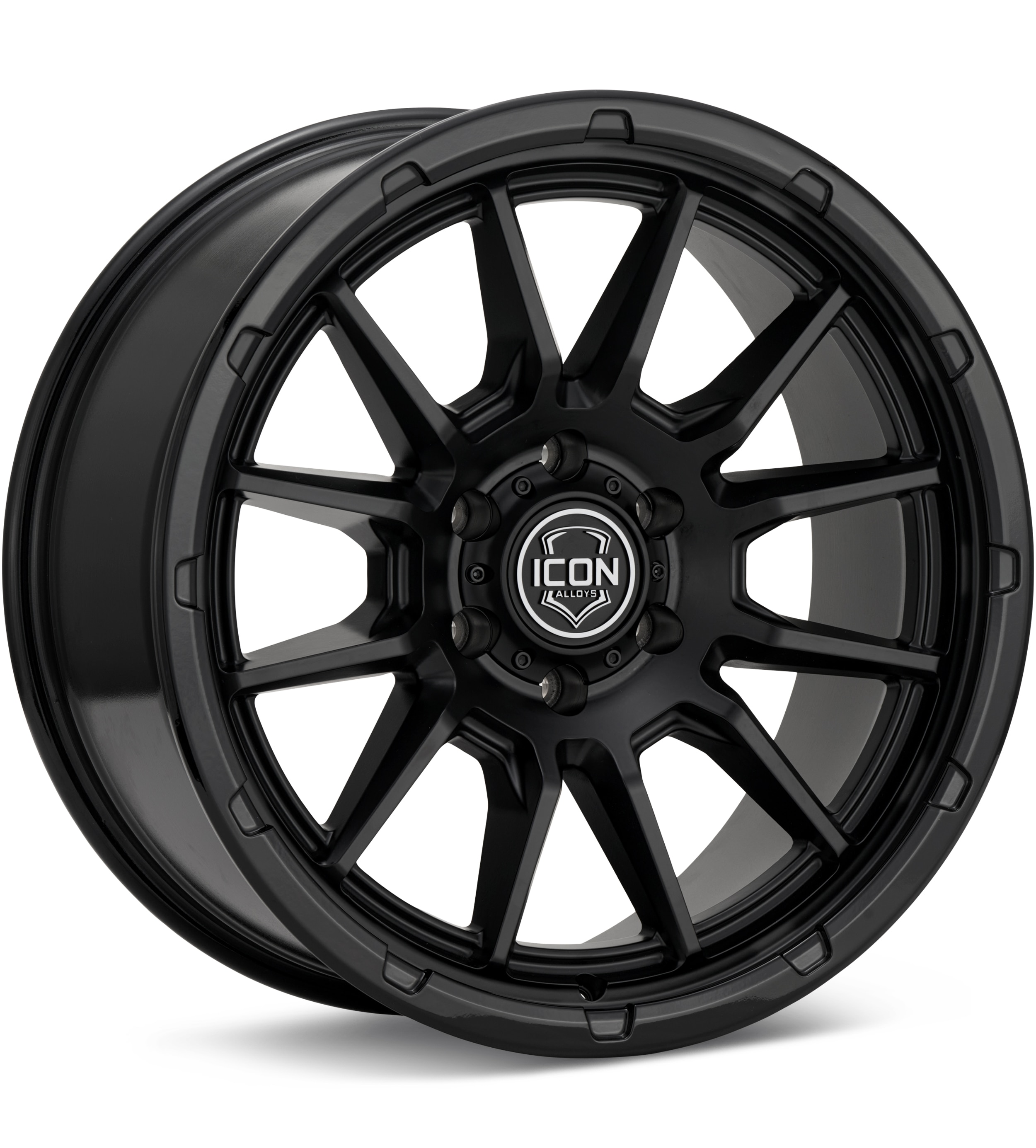 ICON Alloys, ICON Alloys Cajon Double Black Wheels 20 In 20x9 +16 8320906356DB