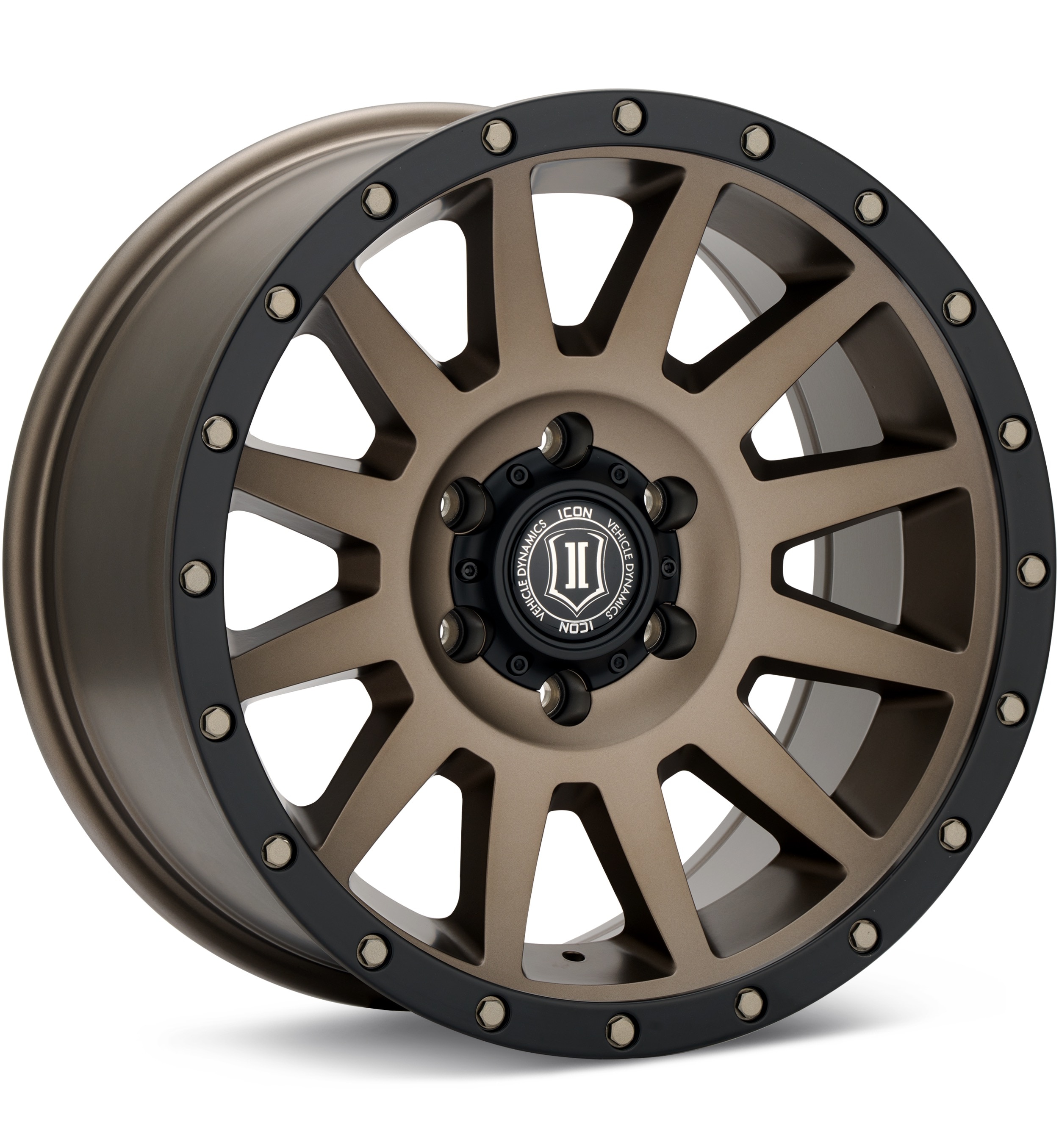 ICON Alloys Compression Bronze w/Black Lip Wheels 18 In 18x9 00