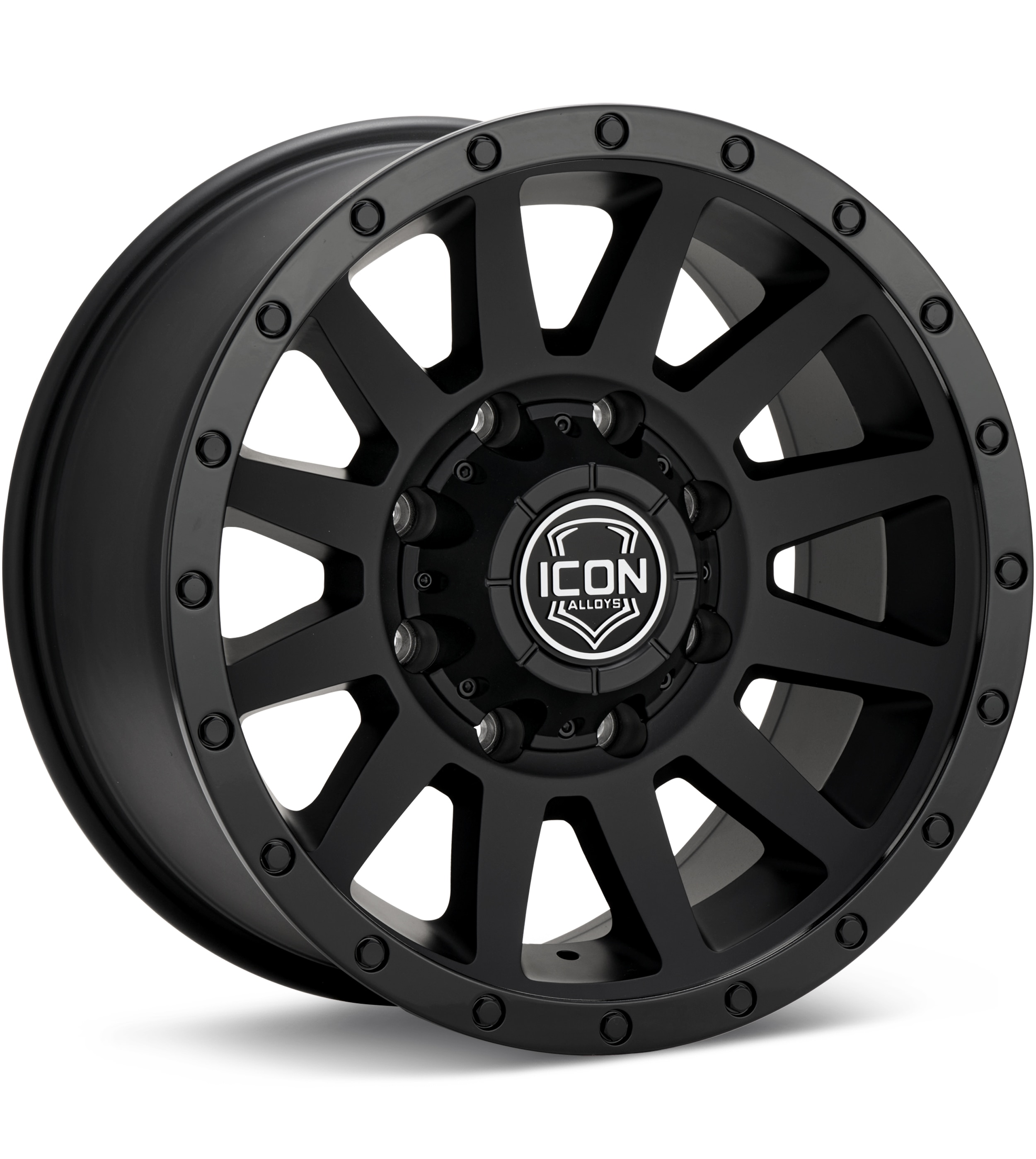 ICON Alloys Compression HD Double Black Wheels 18 In 18x9 +12 2018908955DB