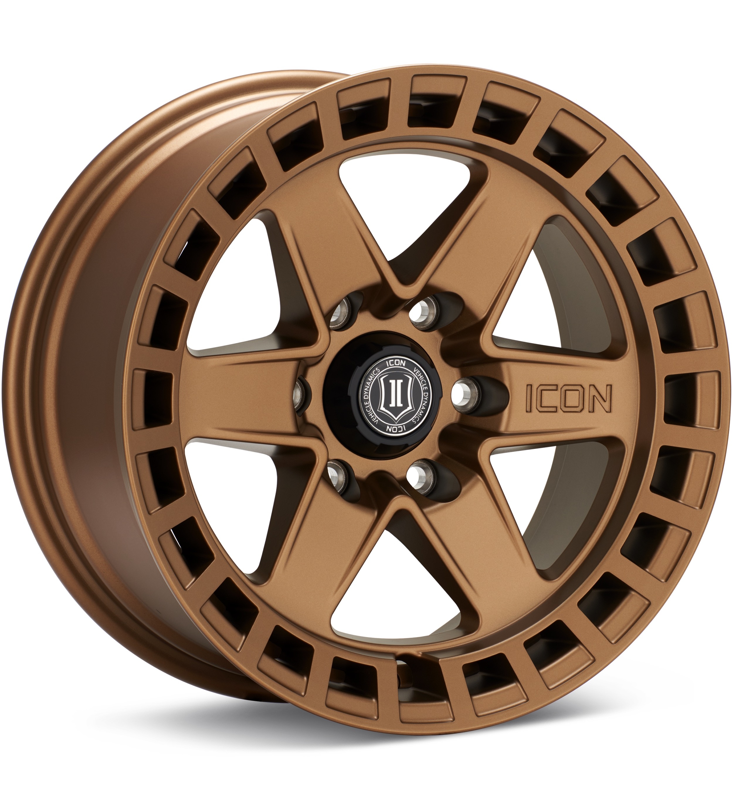 ICON Alloys Raider Satin Brass Wheels 17 In 17x8.5 00