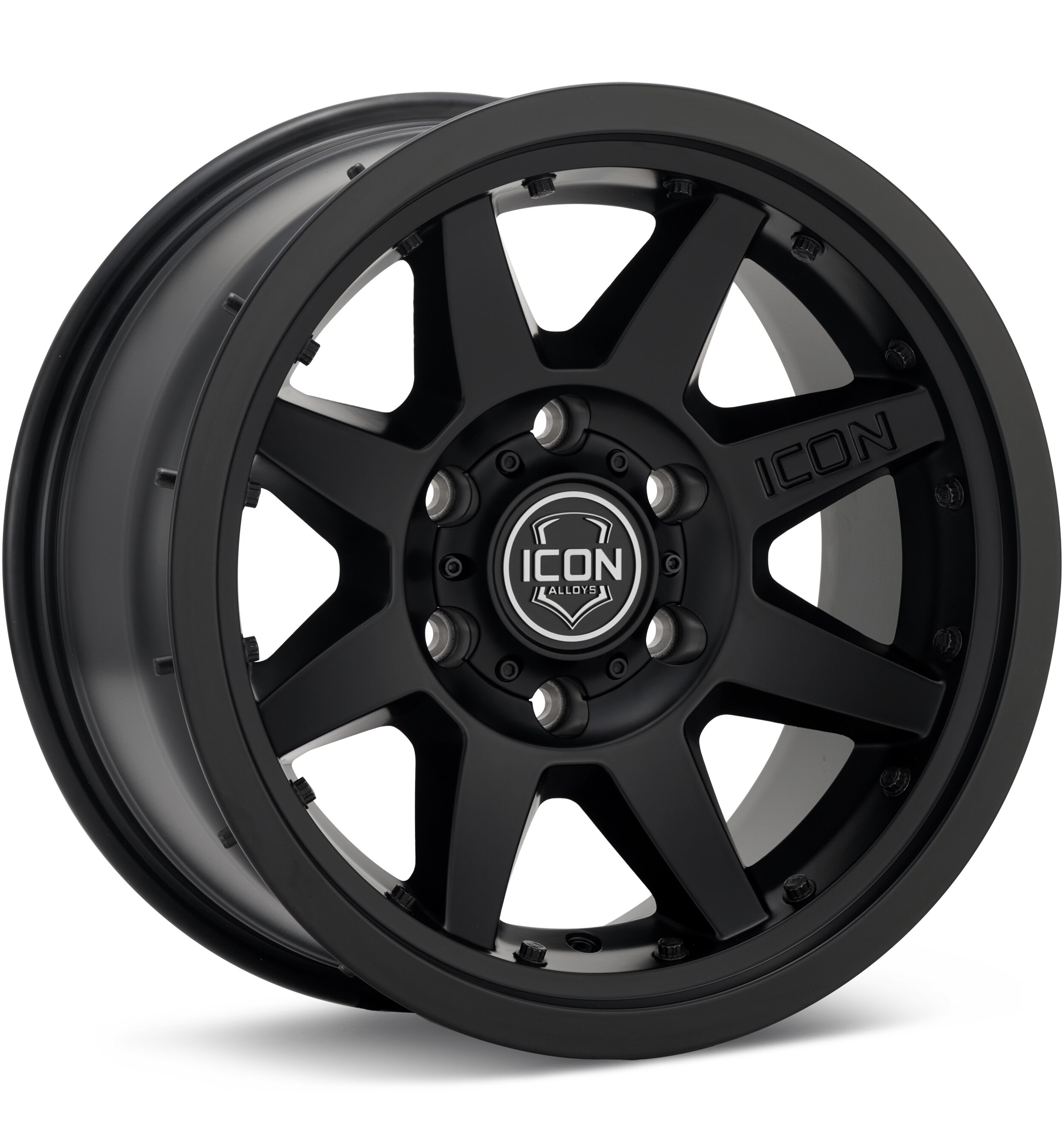 ICON Alloys Rebound PRO Satin Black Wheels 17 In 17x8.5 00 21817858347SB
