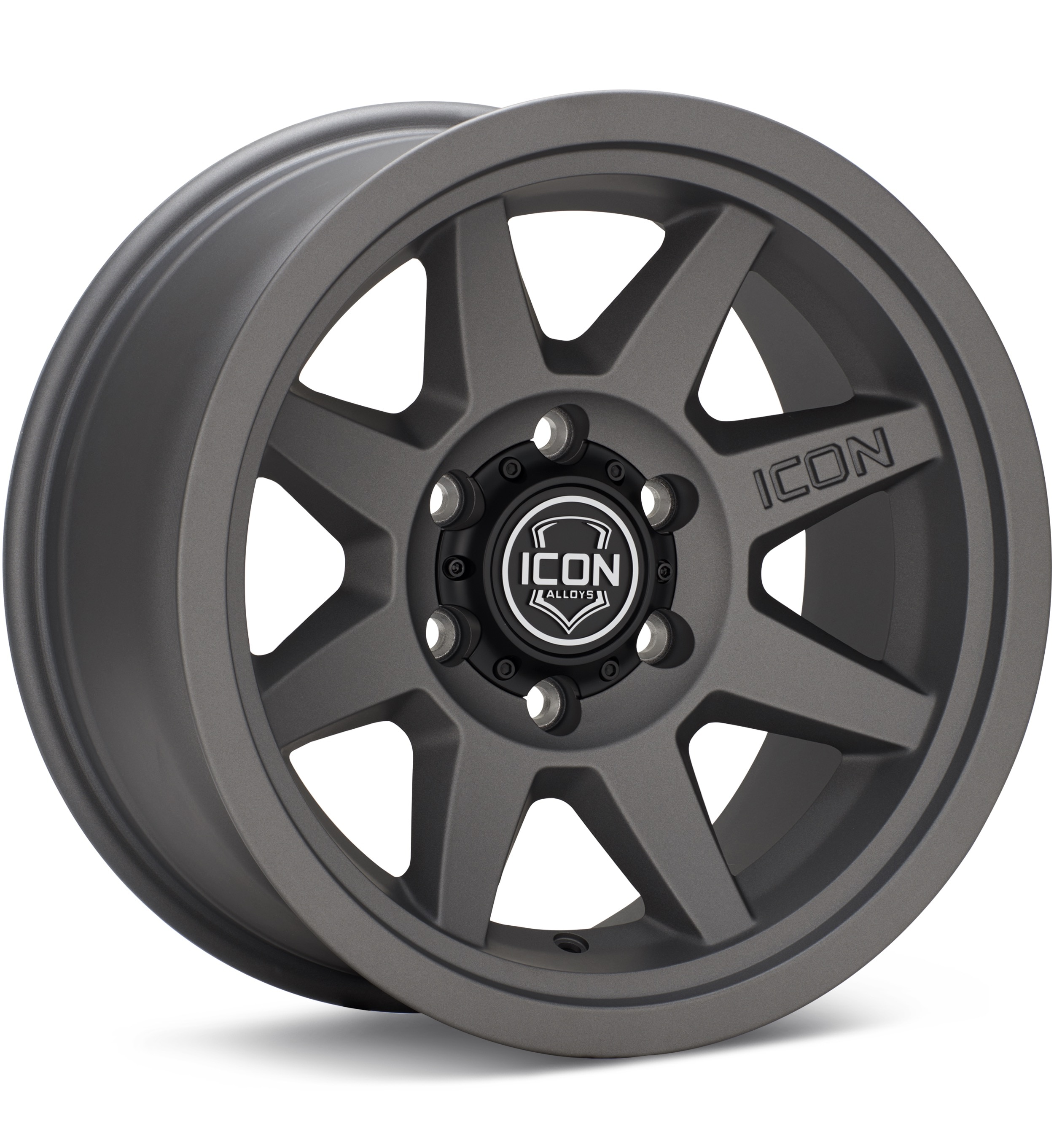 ICON Alloys Rebound SLX Charcoal Grey Wheels 17 In 17x8.5 -6