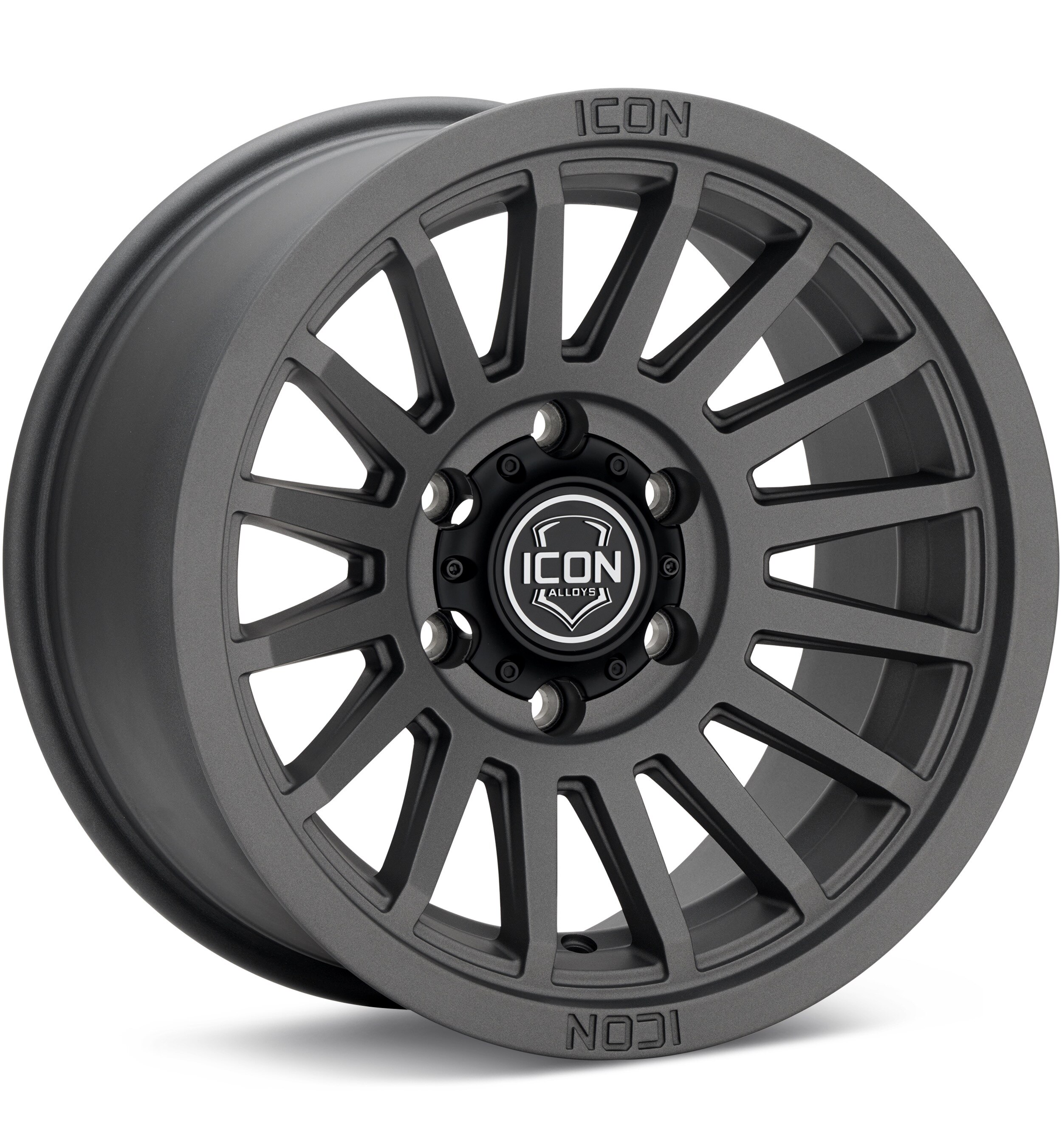 ICON Alloys Recon SLX Charcoal Grey Wheels 18 In 18x9 +40 3618909066CH