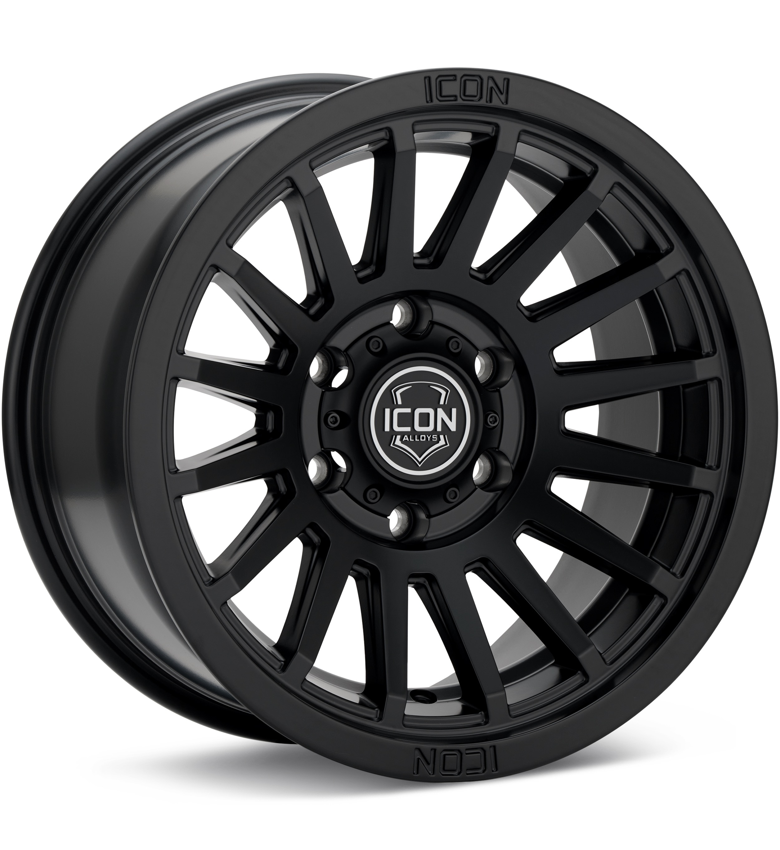 ICON Alloys Recon SLX Satin Black Wheels 17 In 17x8.5 +25
