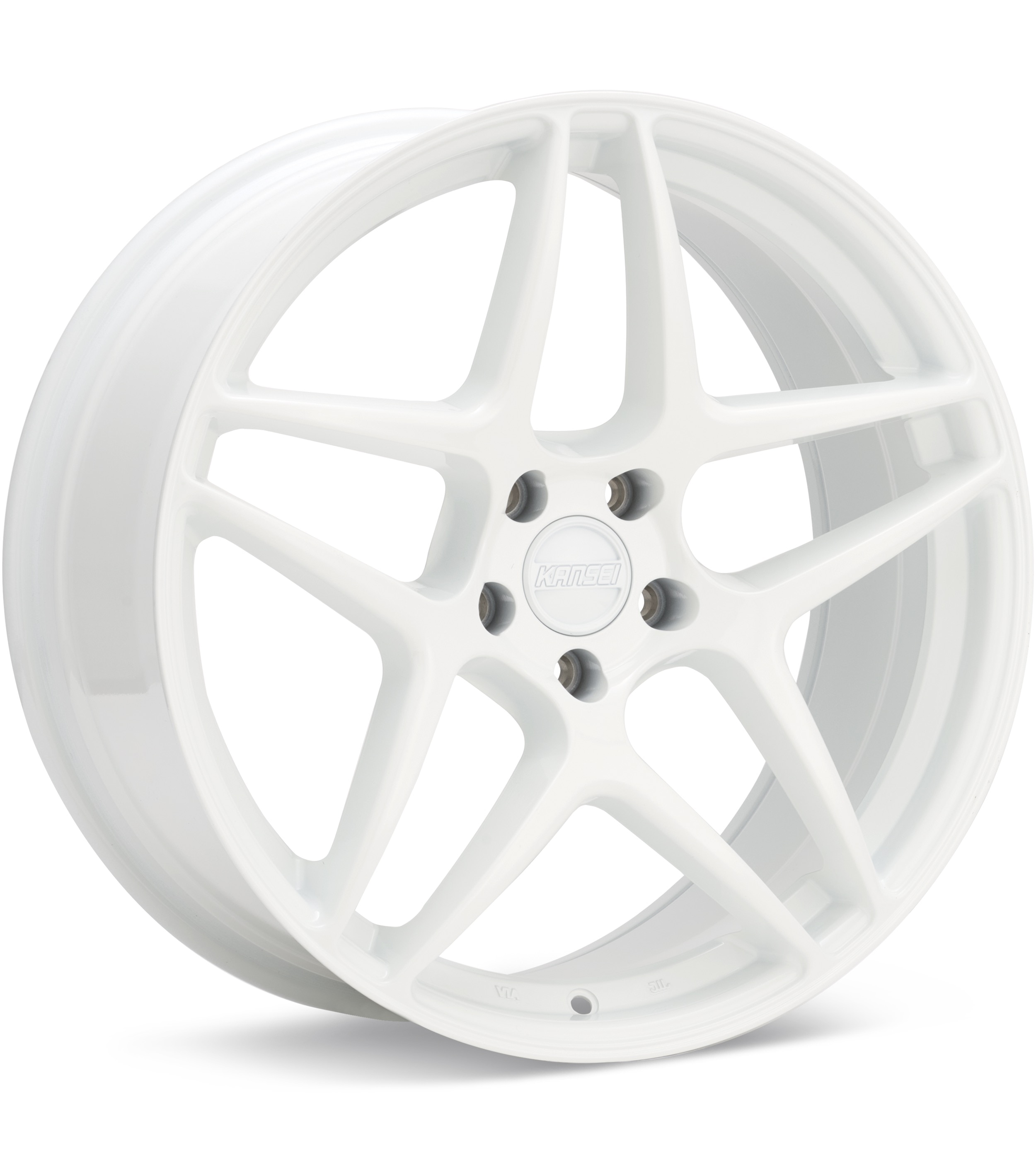 Kansei Astro Gloss White Wheels 18 In 18x8.5 +35