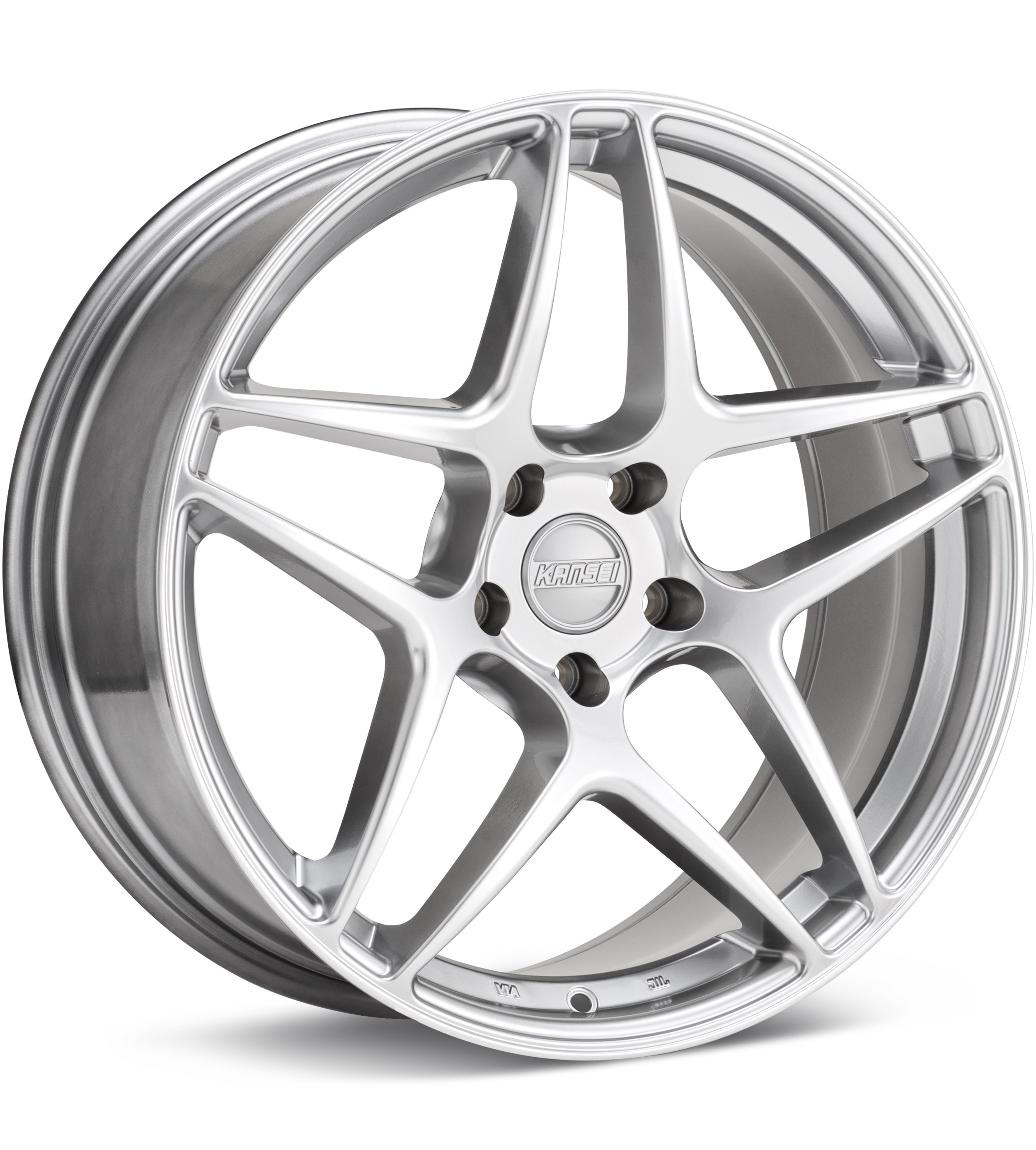 Kansei Astro Hyper Silver Wheels 18 In 18x8.5 +35