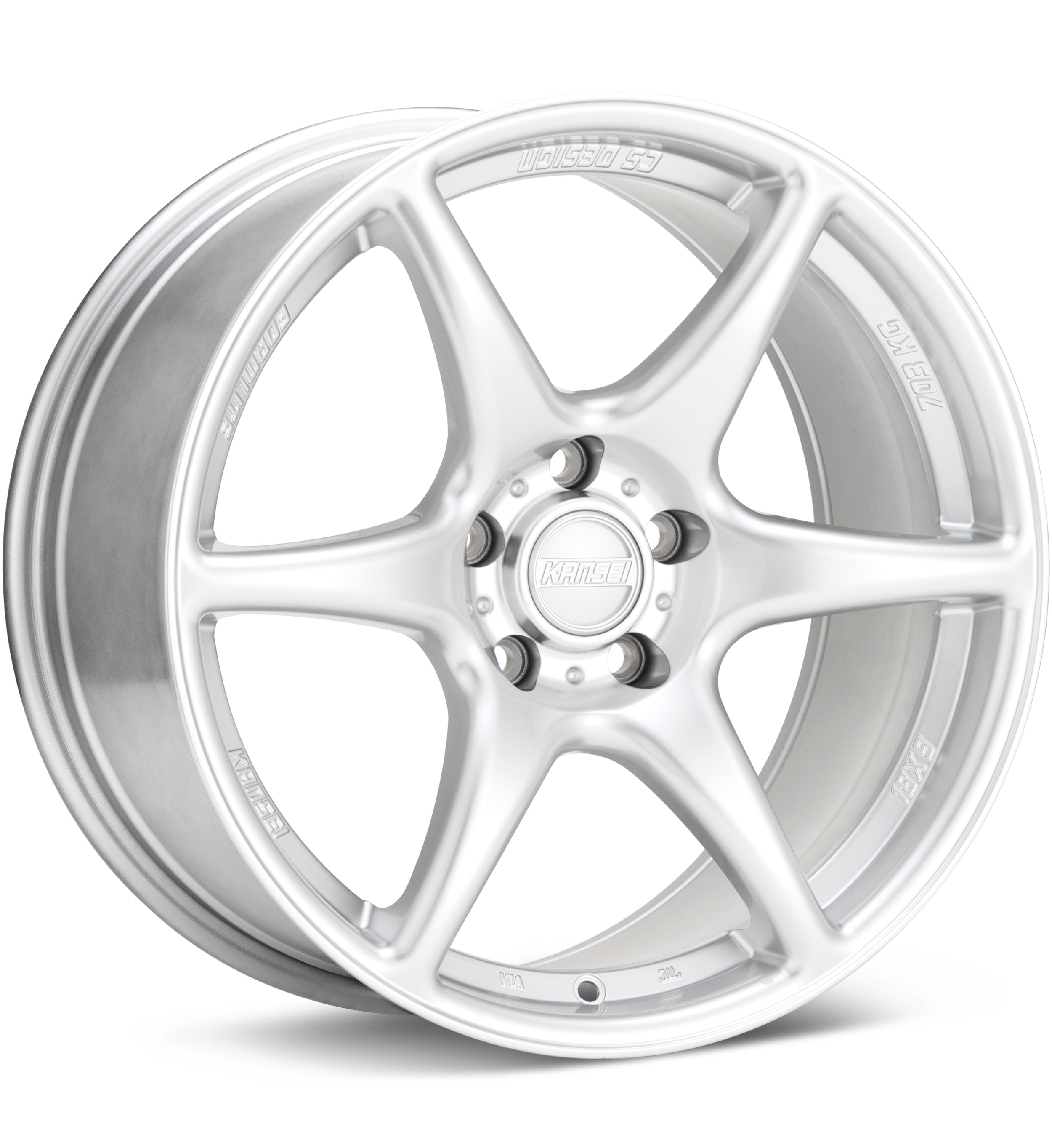 Kansei Tandem Hyper Silver Wheels 18 In 18x8.5 +35