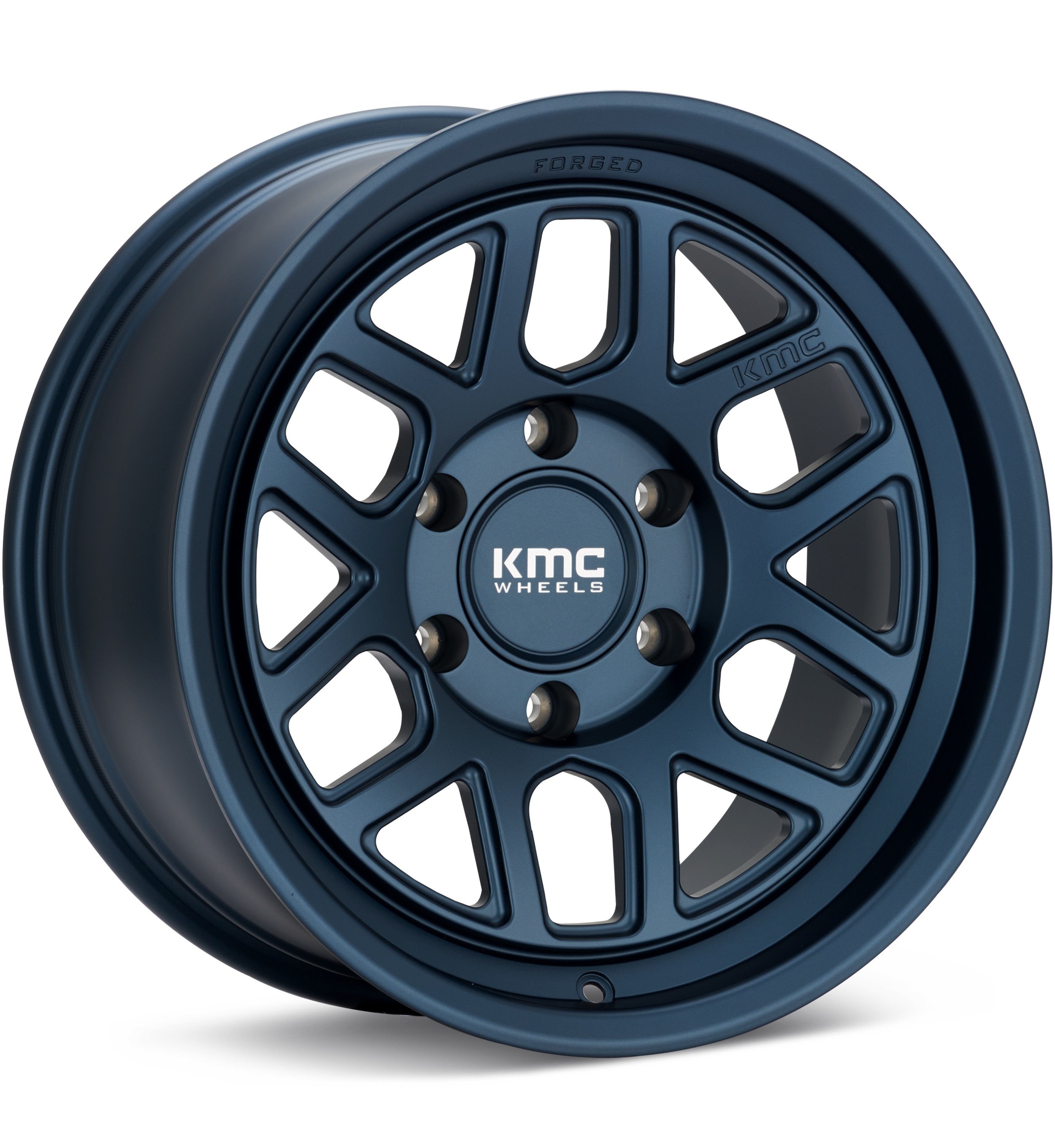 KMC KM446 Mesa Forged Metallic Blue Wheels 17 In 17x8.5 -10