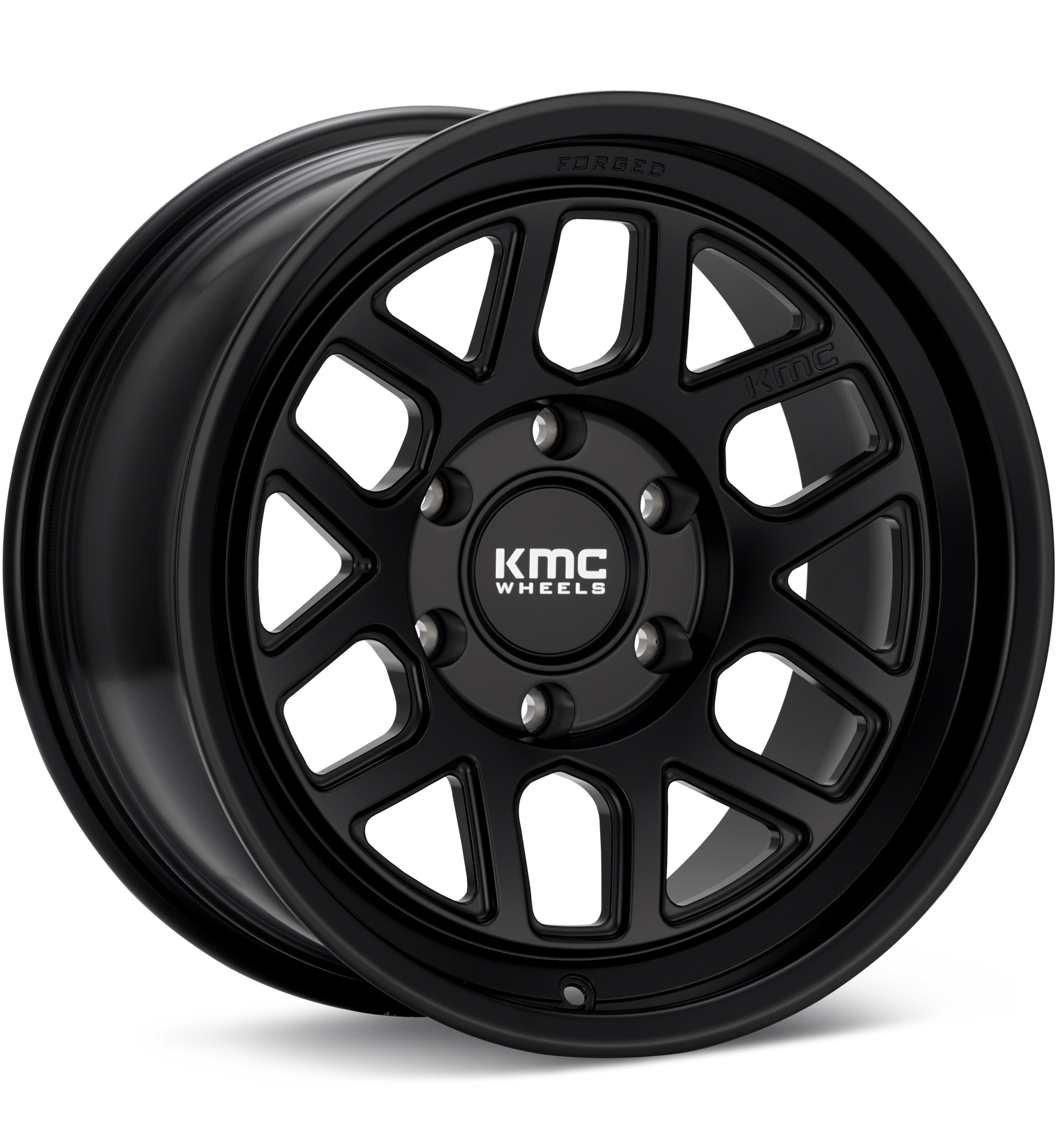 KMC KM446 Mesa Forged Satin Black Wheels 17 In 17x8.5 -10