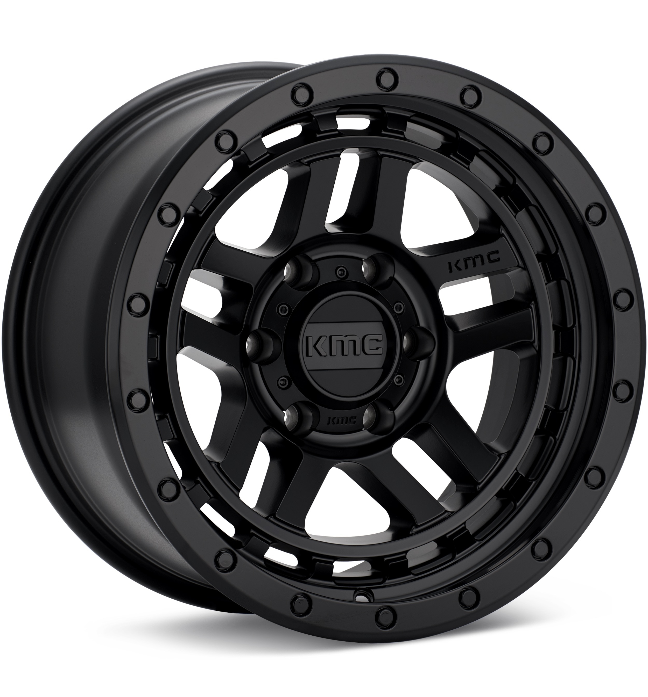 KMC KM540 Recon Black Wheels 17 In 17x9 -12 KM54079068712N
