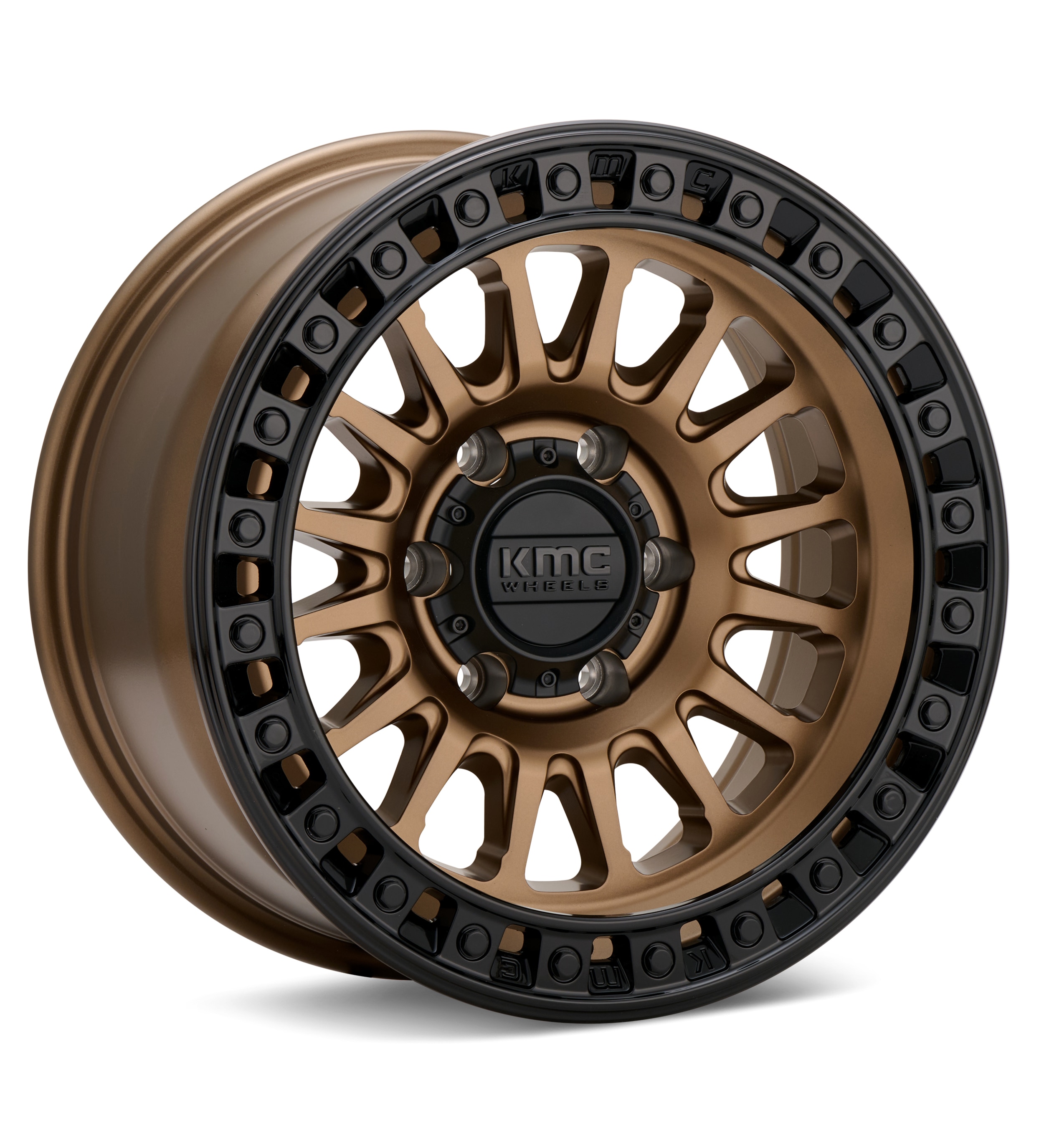 KMC KM552 IMS Bronze w/Gloss Black Lip Wheels 20 In 20x9 +18 KM552ZB20906318