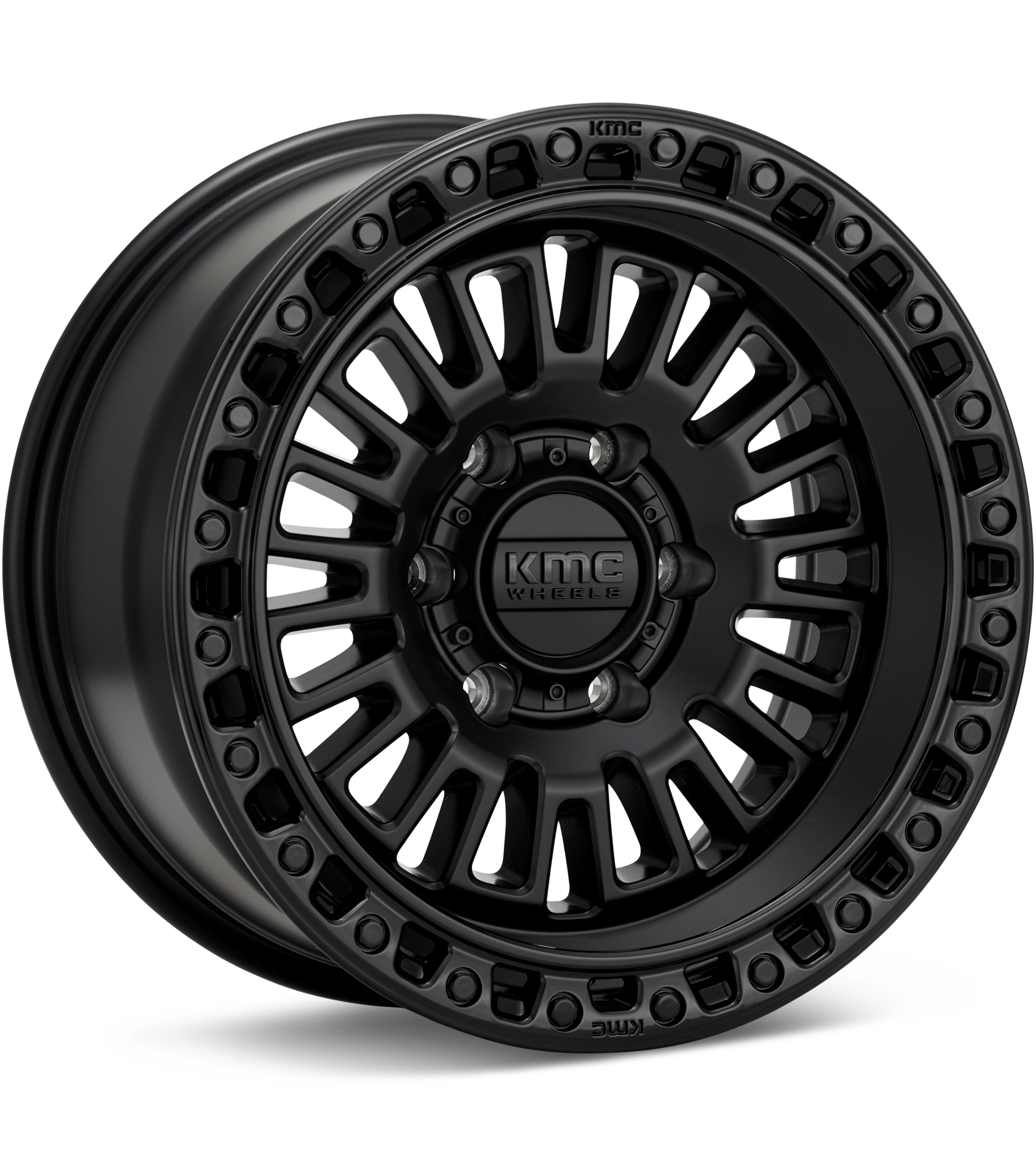 KMC KM554 Aztec Black w/Gloss Black Lip Wheels 17 In 17x8.5 0 KM554MB17856800