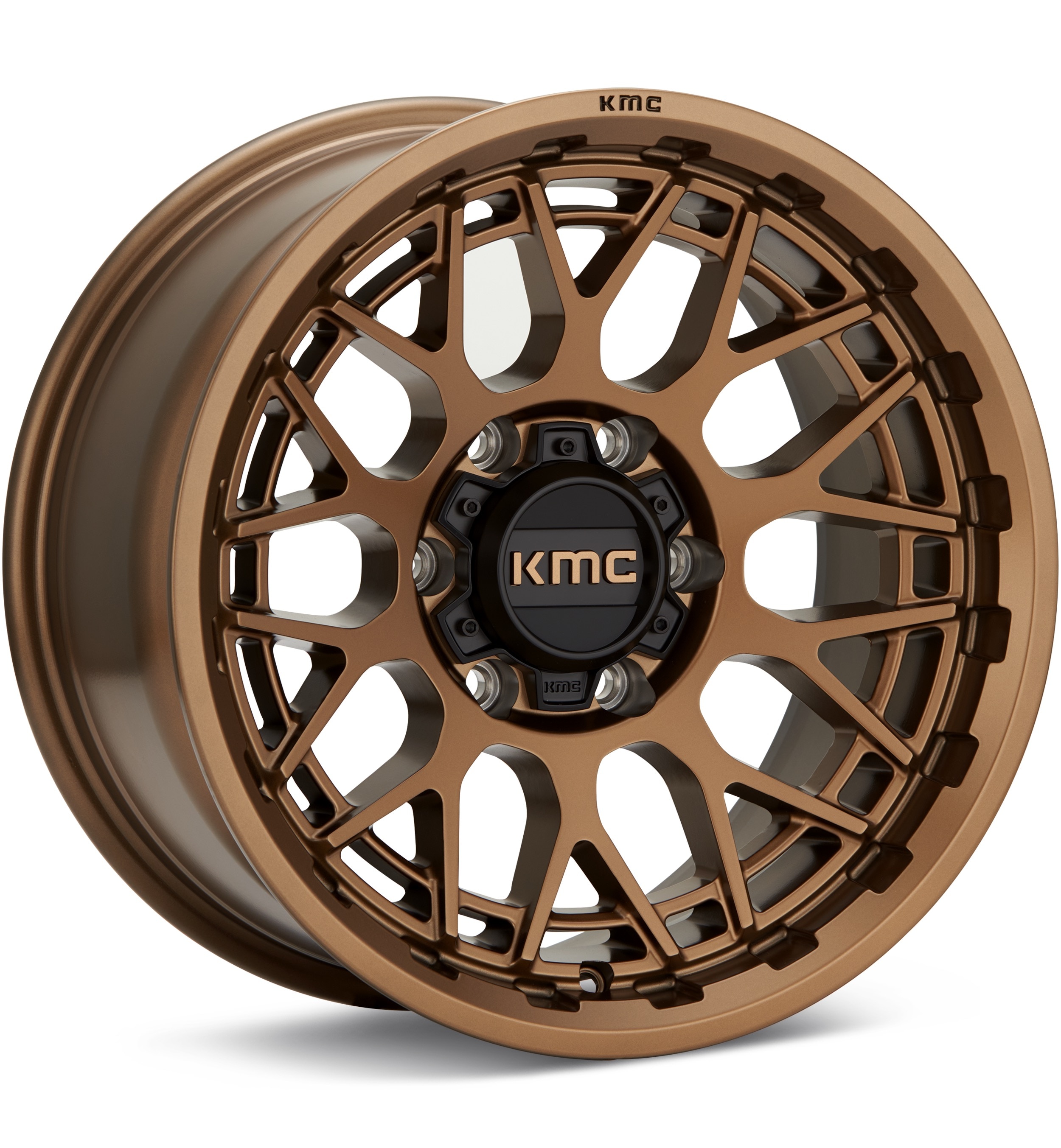 KMC KM722 Technic Matte Bronze Wheels 17 In 17x8.5 +00