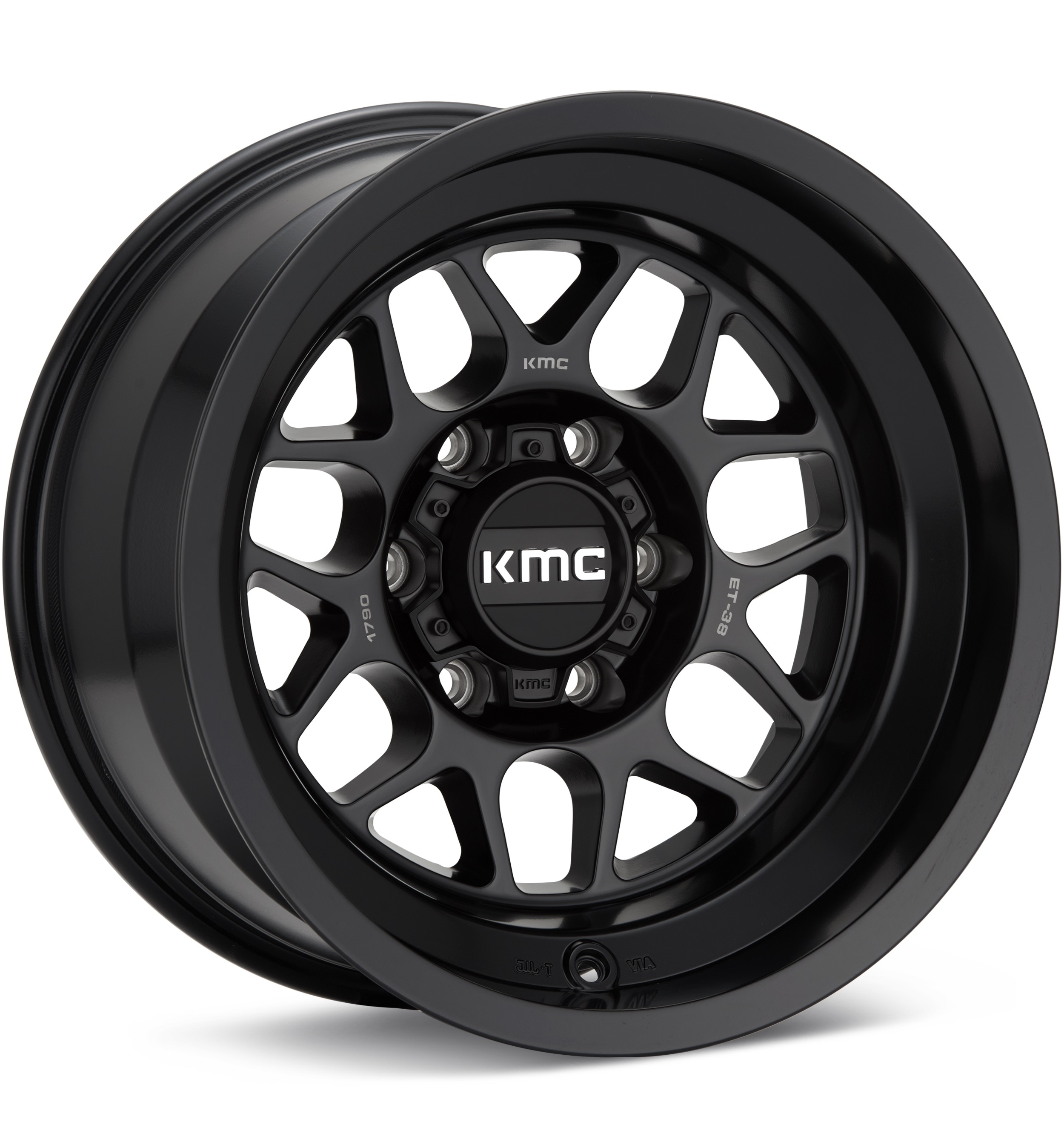 KMC KM725 Terra Satin Black Wheels 16 In 16x8 00