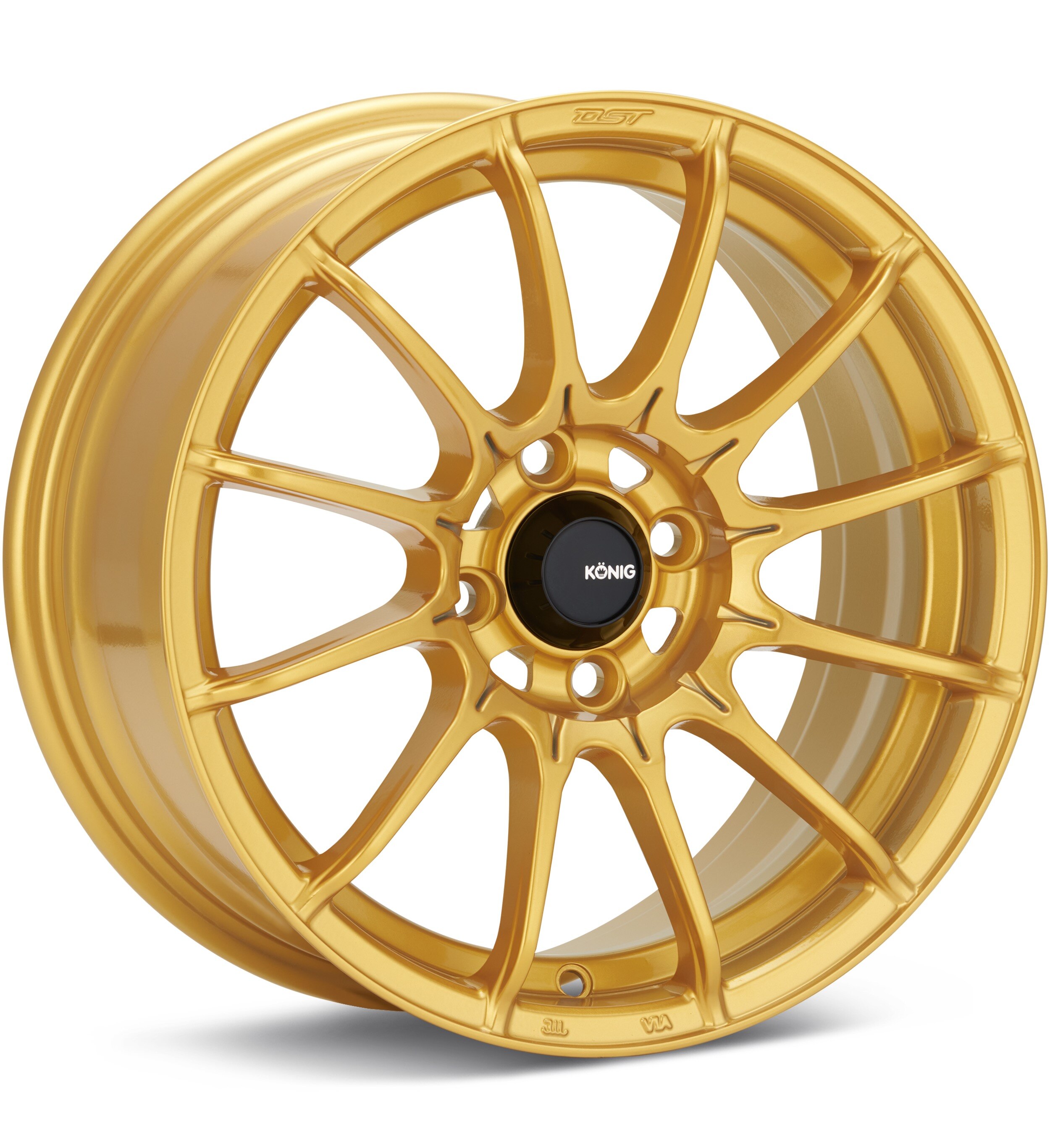 Konig Dial In Gloss Gold Wheels 15 In 15x7 +35