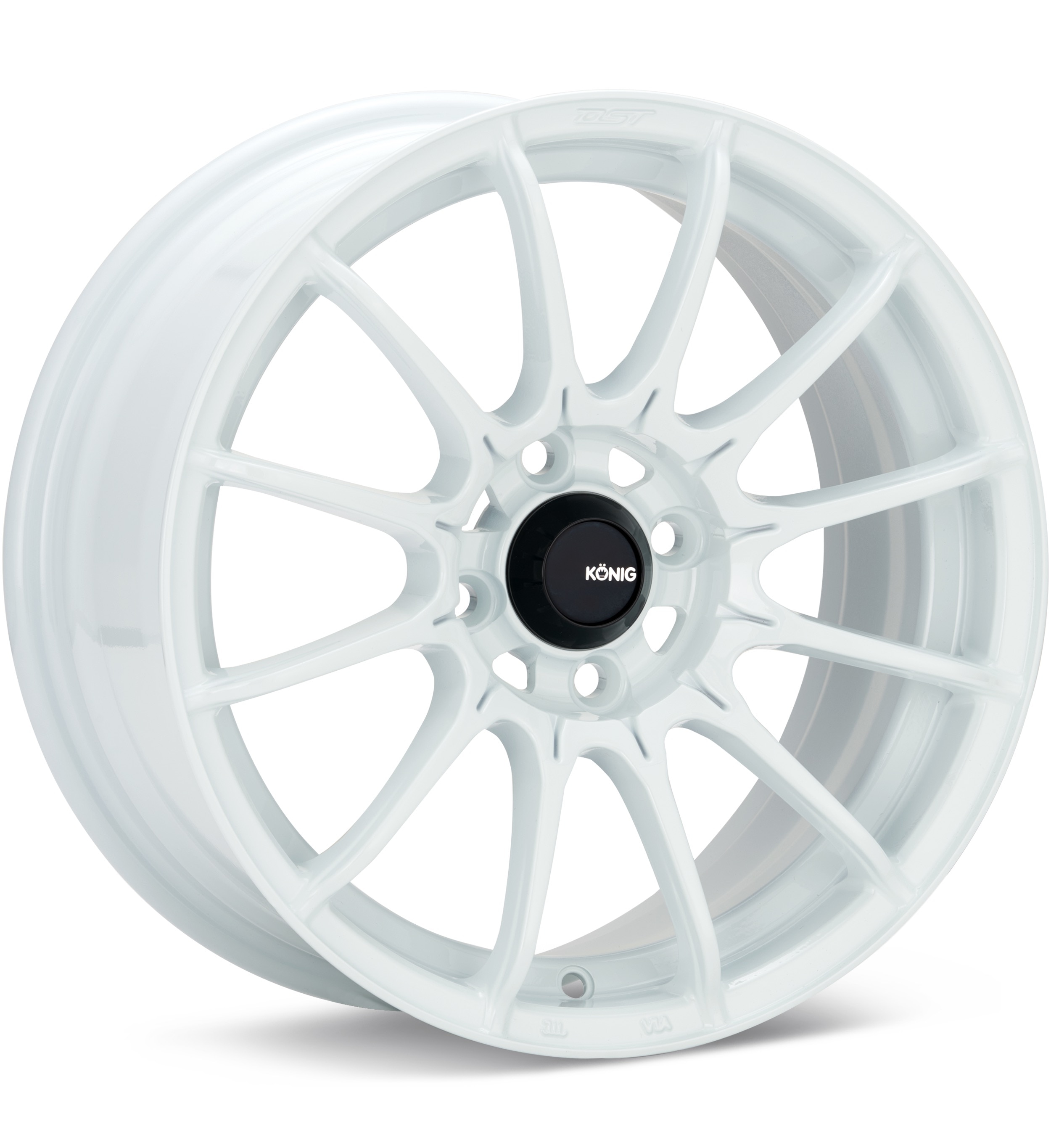Konig Dial In Gloss White Wheels 15 In 15x7 +35
