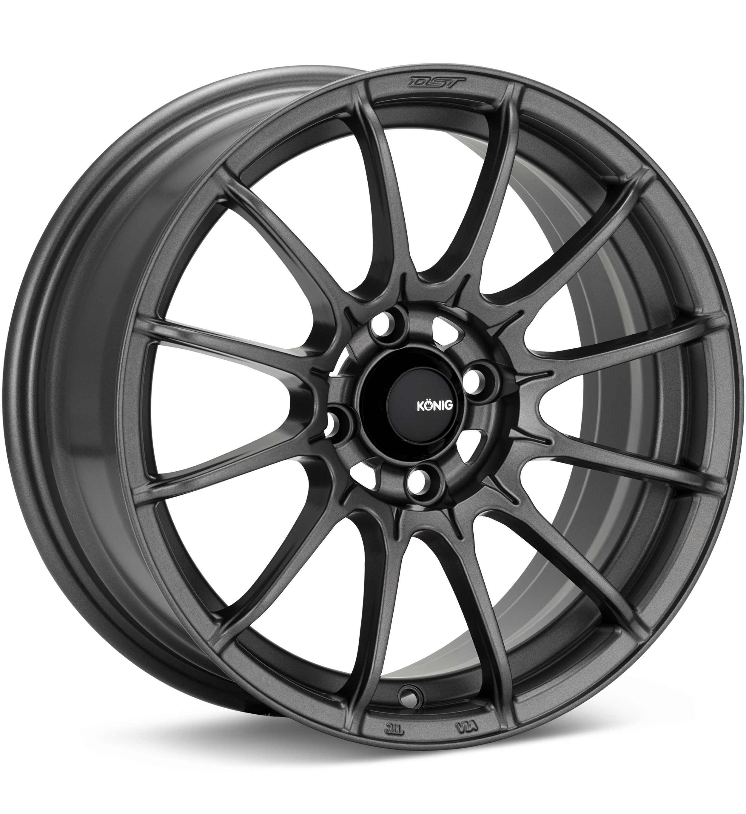 Konig Dial In Matte Grey Wheels 15 In 15x7 +35
