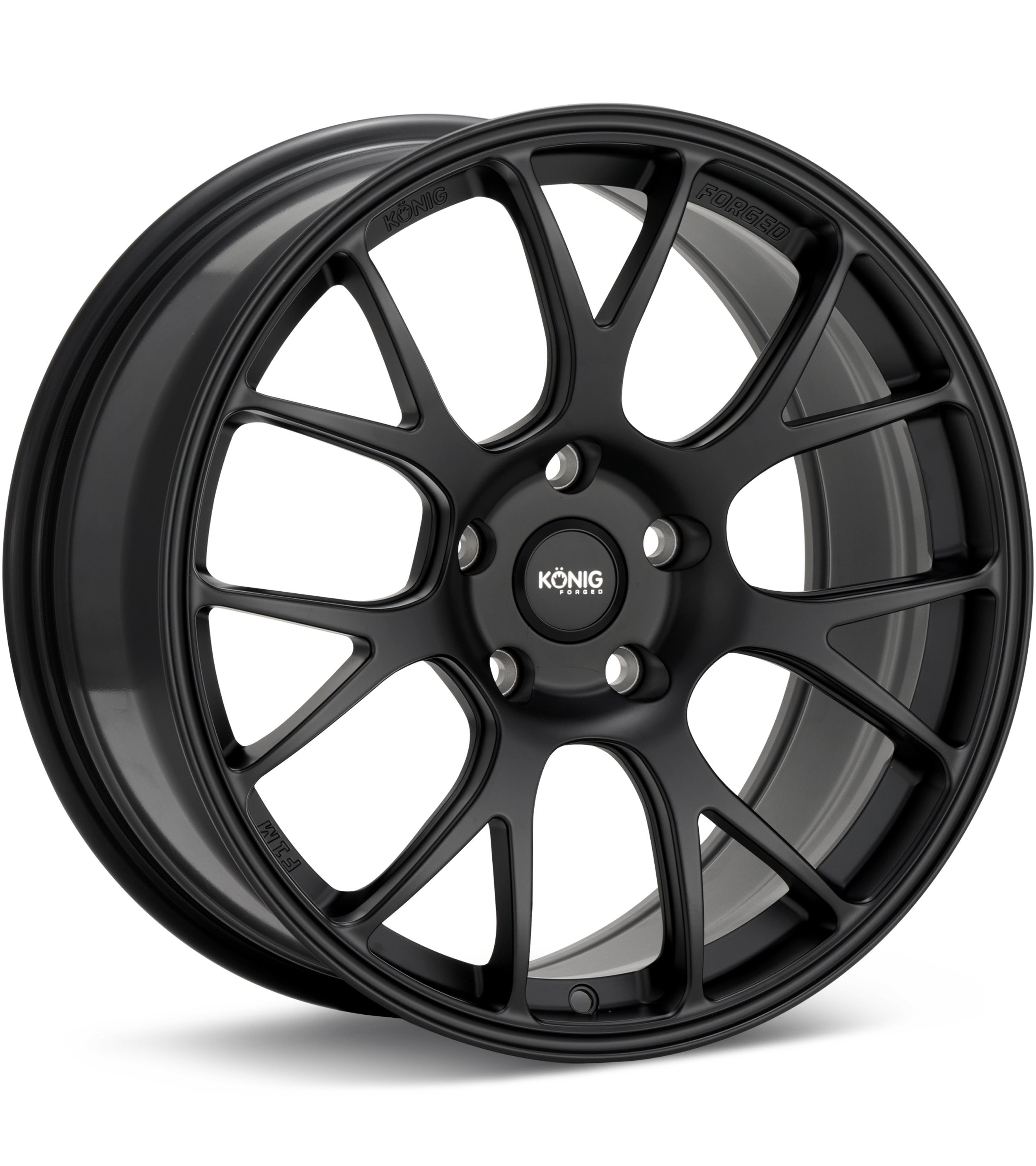 Konig F1M Satin Black Wheels 17 In 17x9 +45