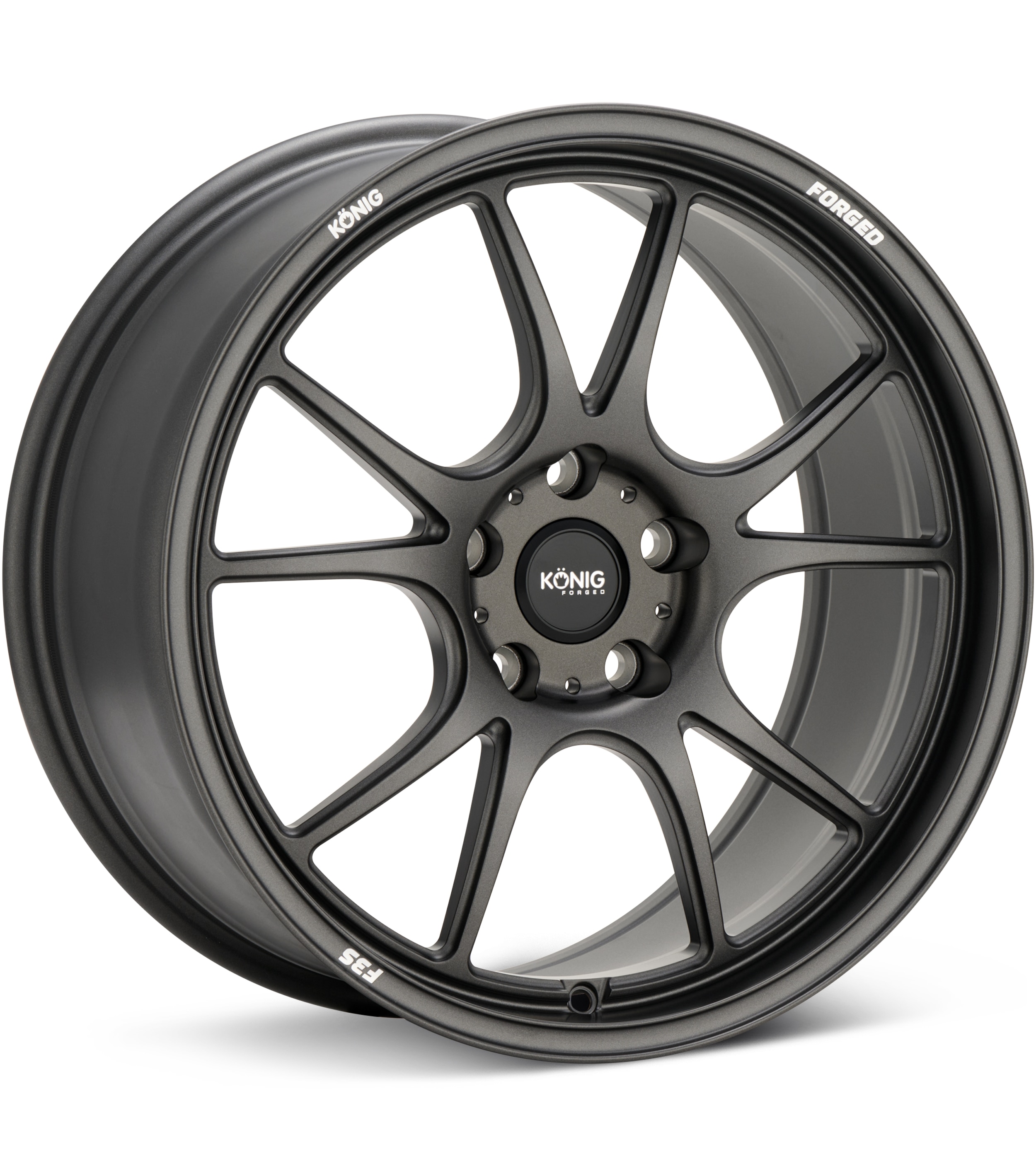 Konig F3S Satin Charcoal Wheels 18 In 18x10.5 +25
