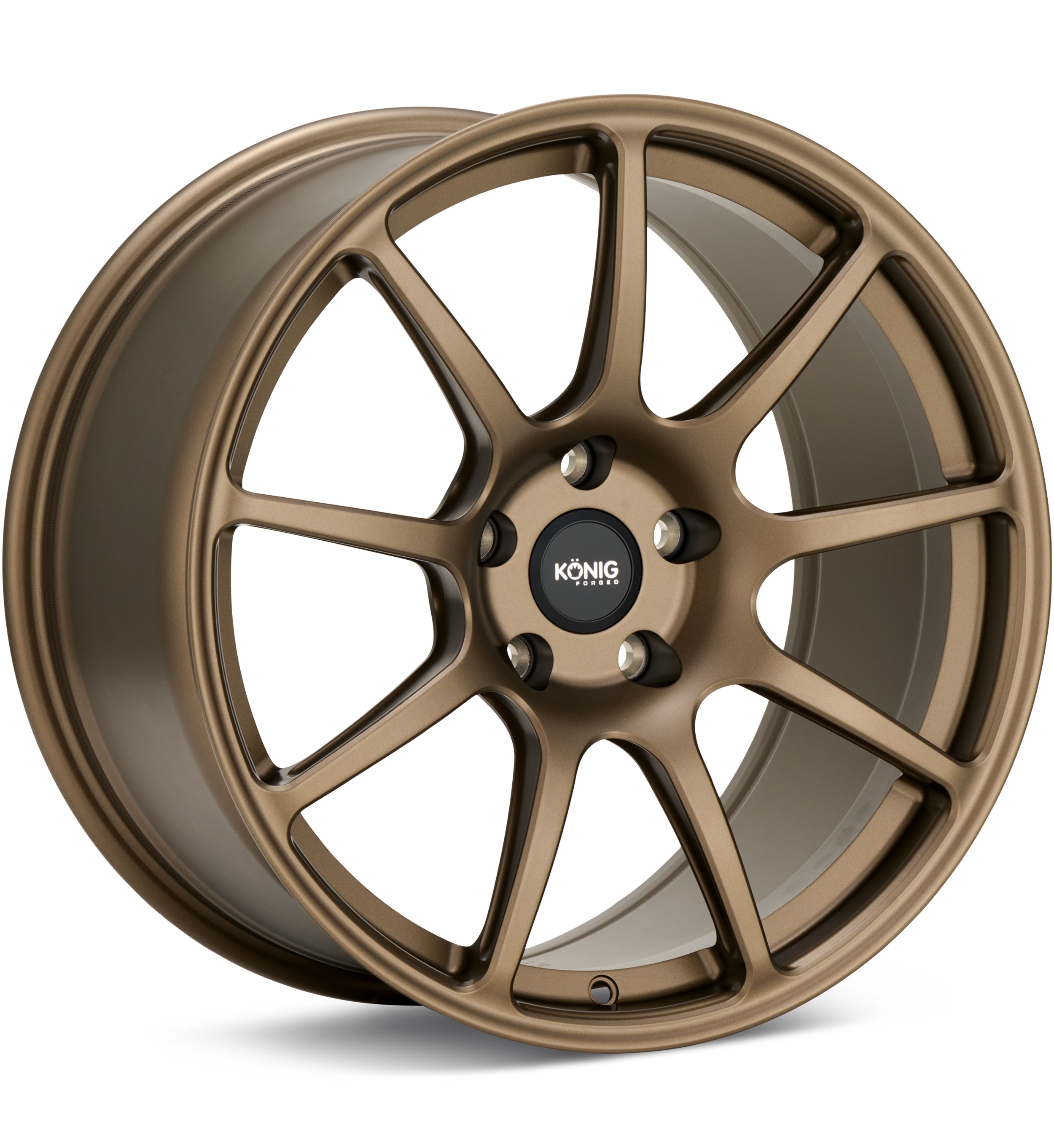 Konig F5R Satin Bronze Wheels 18 In 18x9.5 +35 F5RN8514358