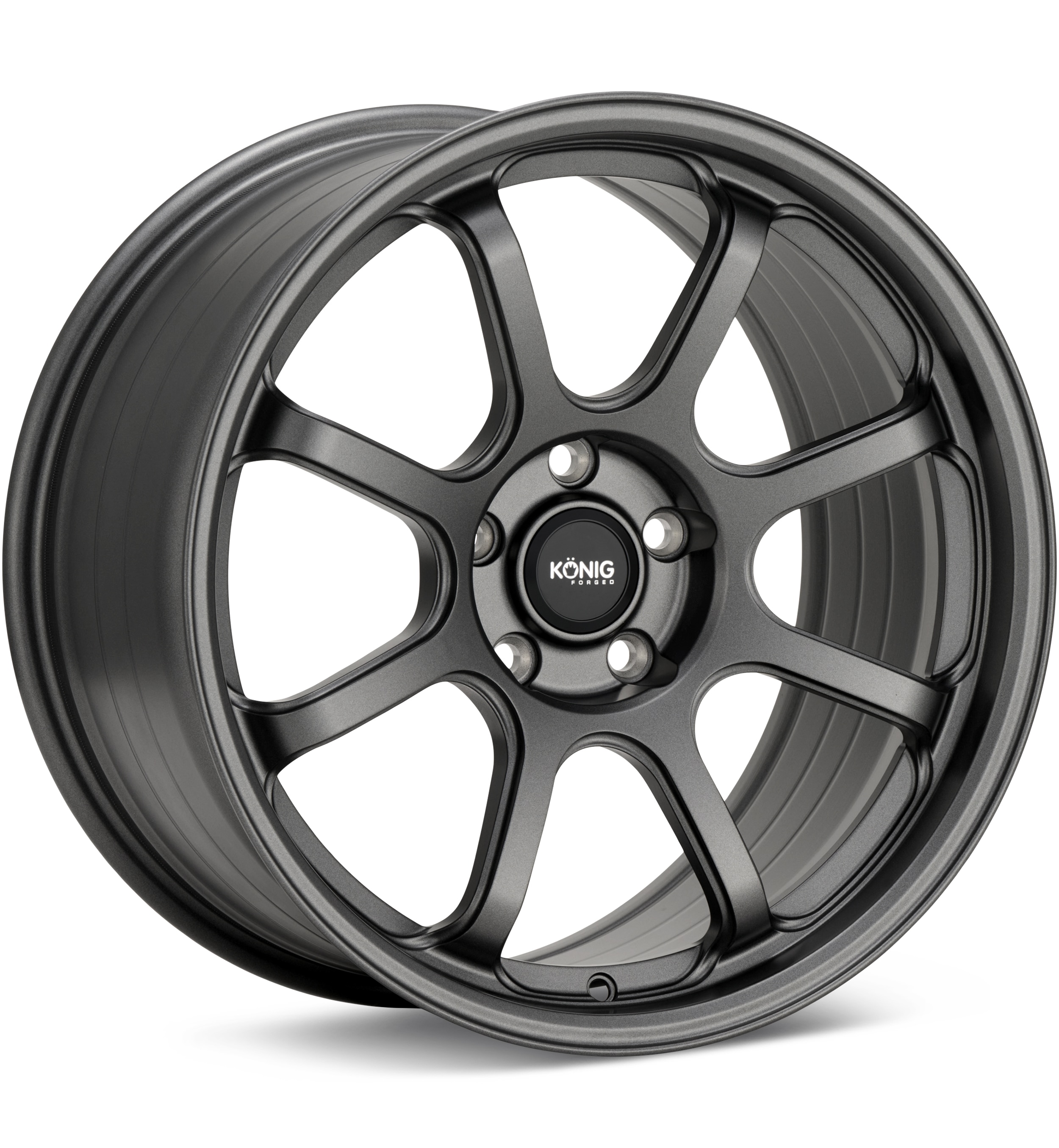 Konig F6SX Satin Grey Wheels 18 In 18x9.5 +35 F6SXN851435G