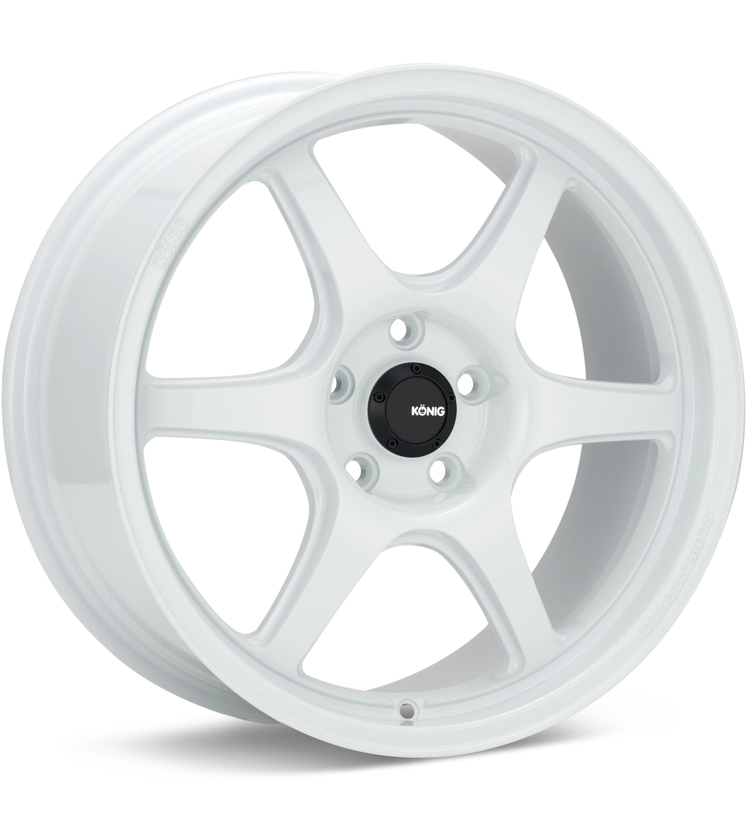 Konig Hexaform Gloss White Wheels 15 In 15x7.5 +35
