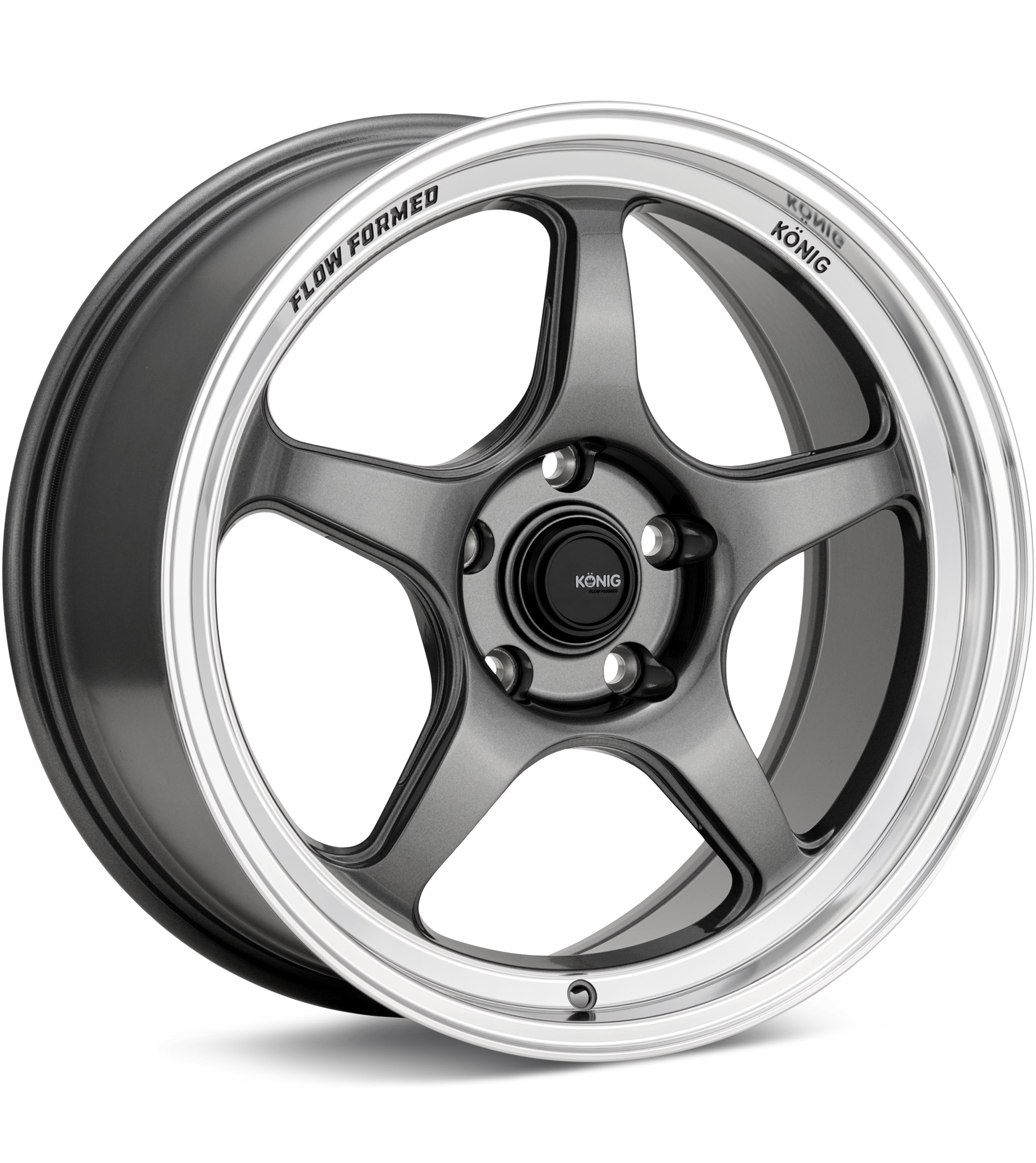Konig Hyperspec Anthracite Metallic w/Mach Lip Wheels 18 In 18x10.5 +25 HPT8520256