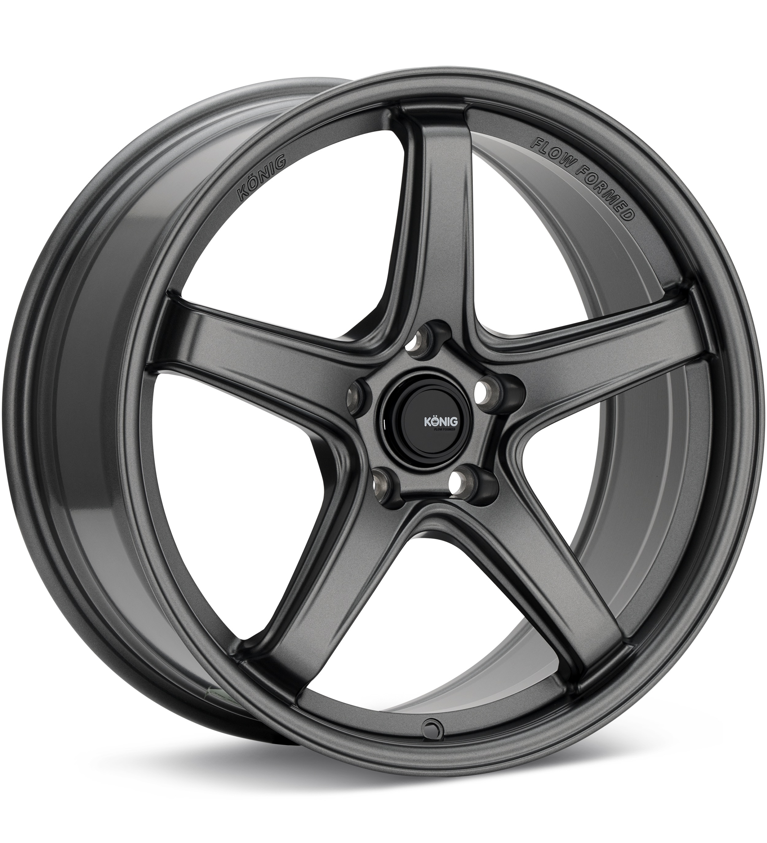 Konig Neoform Matte Grey Wheels 18 In 18x10.5 +20