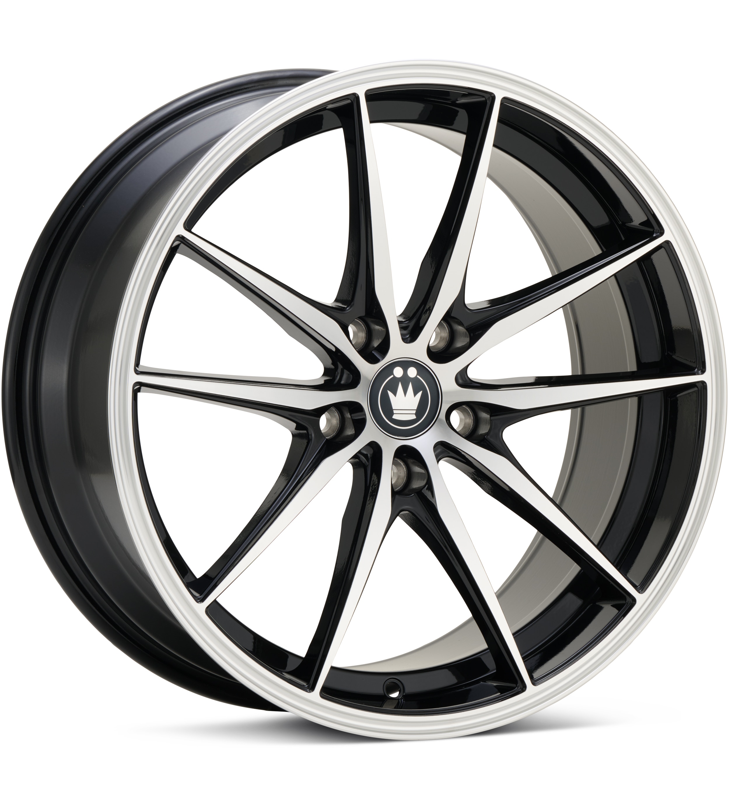 Konig Oversteer Machined w/Gloss Black Accent Wheels 19 In 19x8.5 +45 OS9851445M