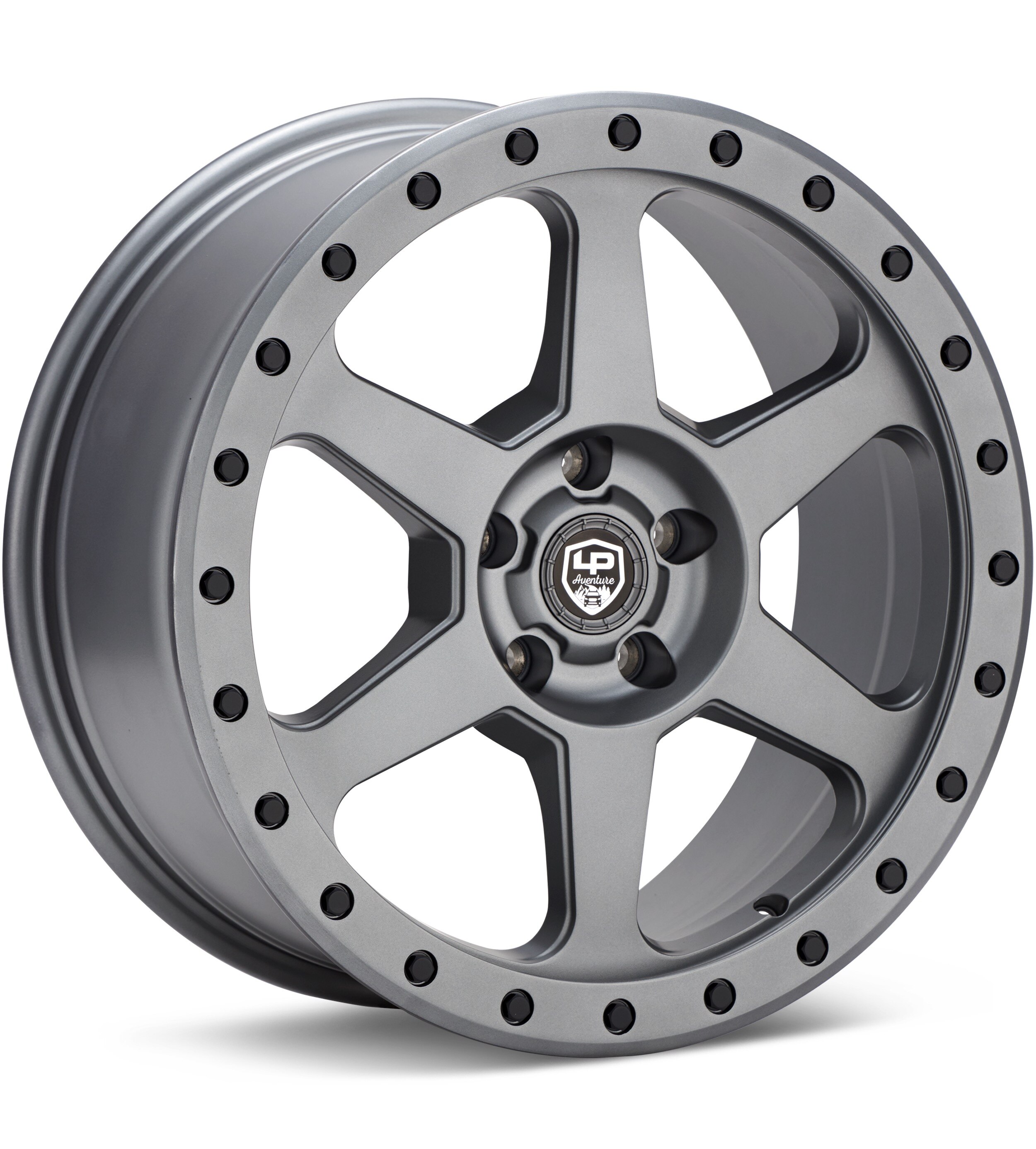 LP Aventure LP3 Matte Grey Wheels 17 In 17x8 +38