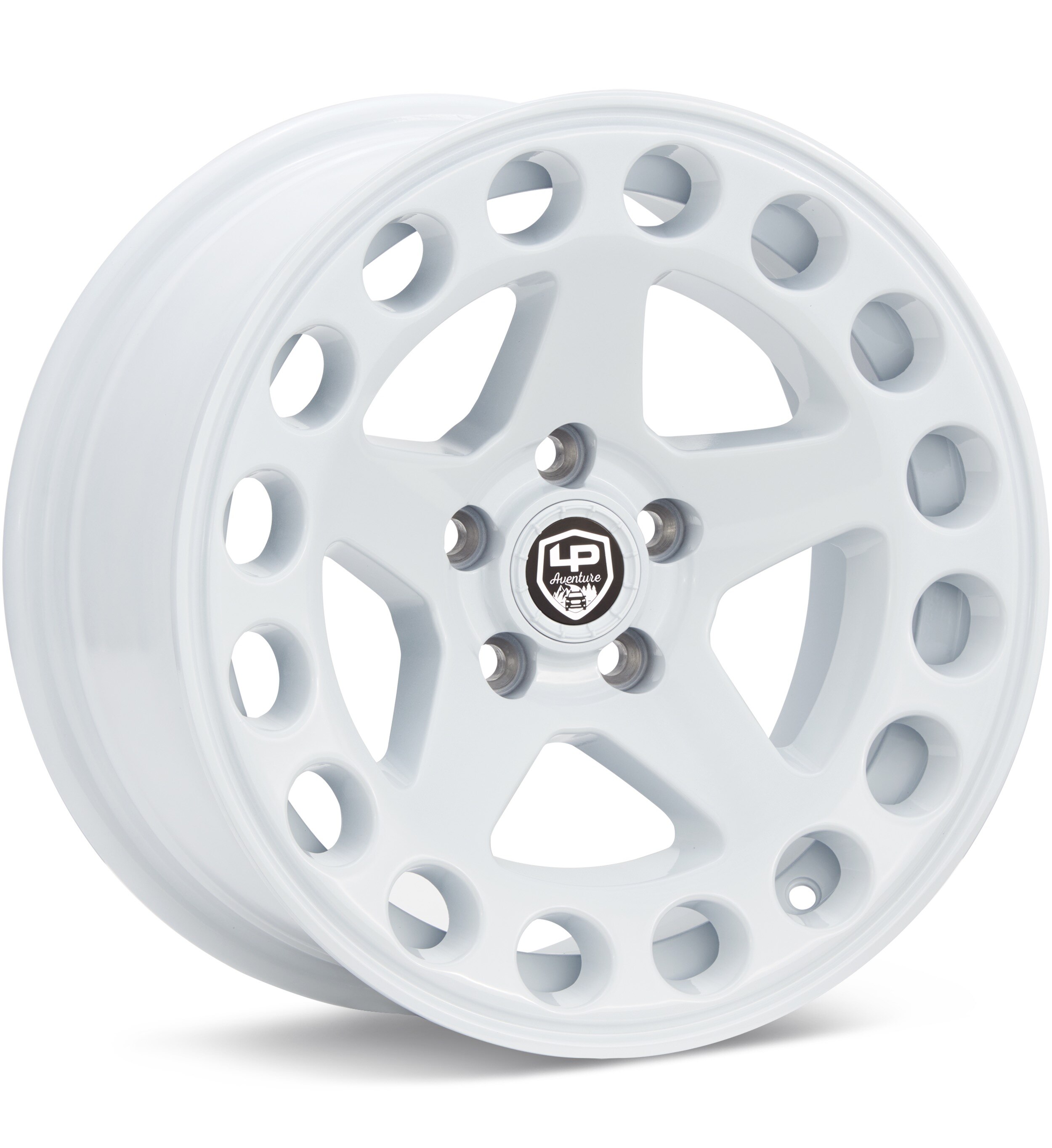 LP Aventure LP5-15 White Wheels 15 In 15x7 +15