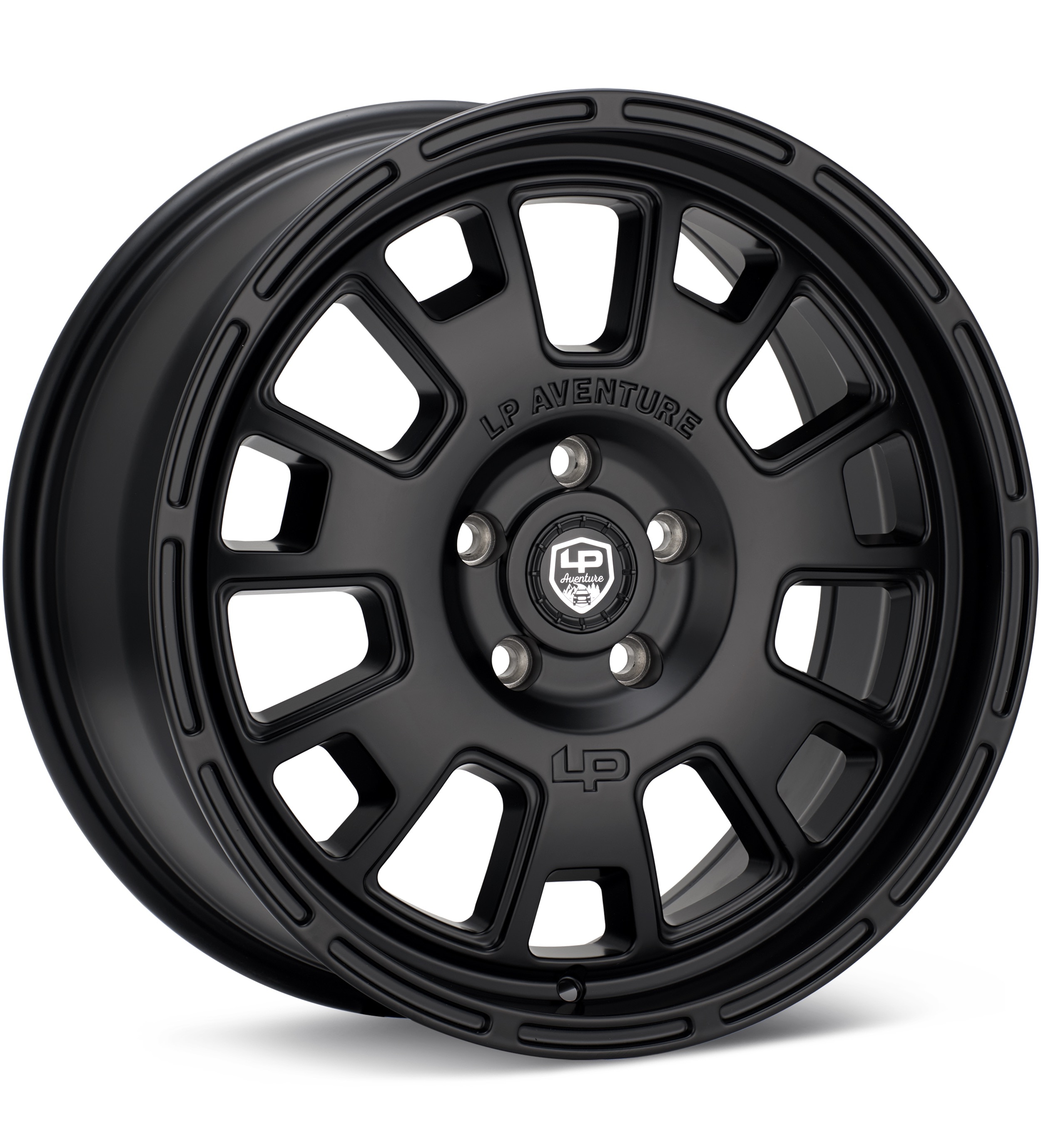 LP Aventure LP7 Black Wheels 17 In 17x8 +38