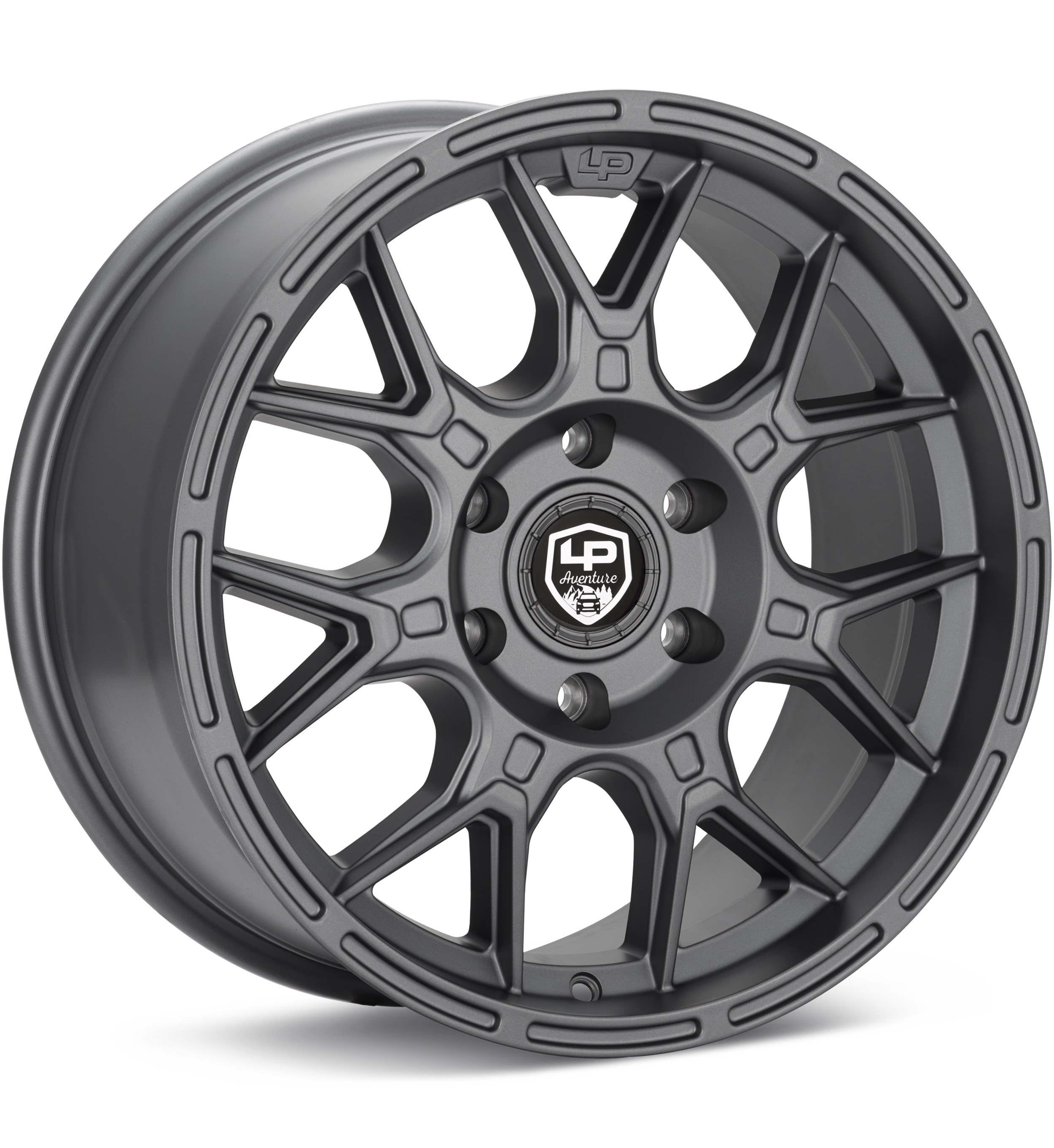 LP Aventure LP8 Light Grey Wheels 17 In 17x7.5 +35