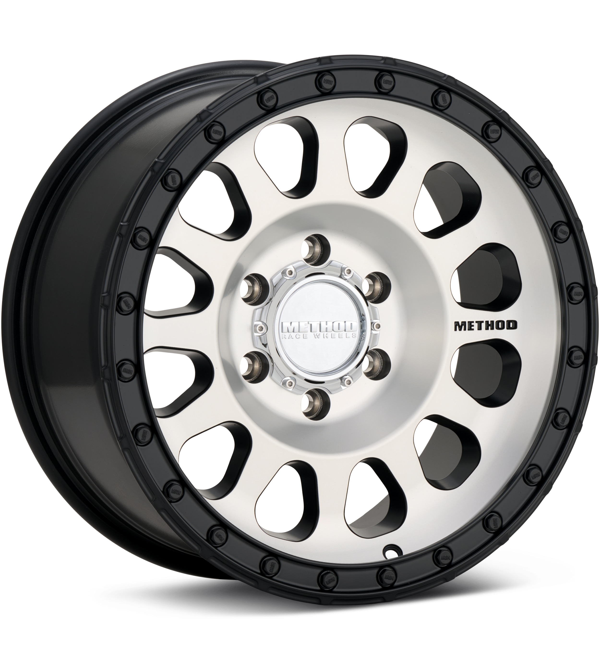 Method MR315LE Machined w/Gloss Black Lip Wheels 17 In 17x8.5 00 MR31578560X00